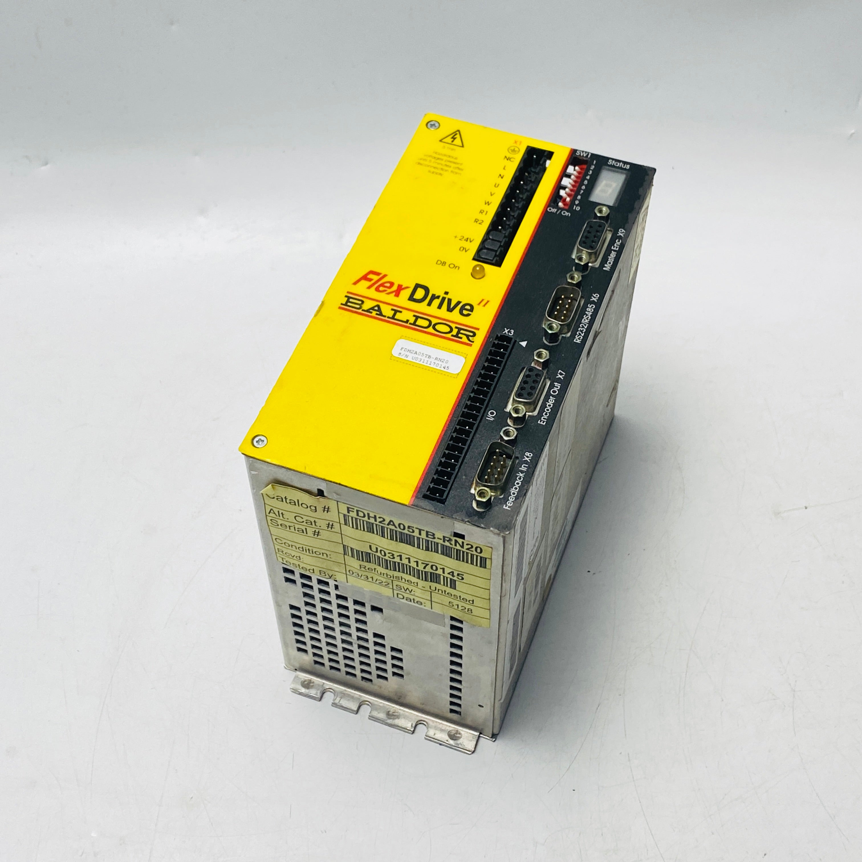 BALDOR FDH2A05TB-RN20 SERVO DRIVE