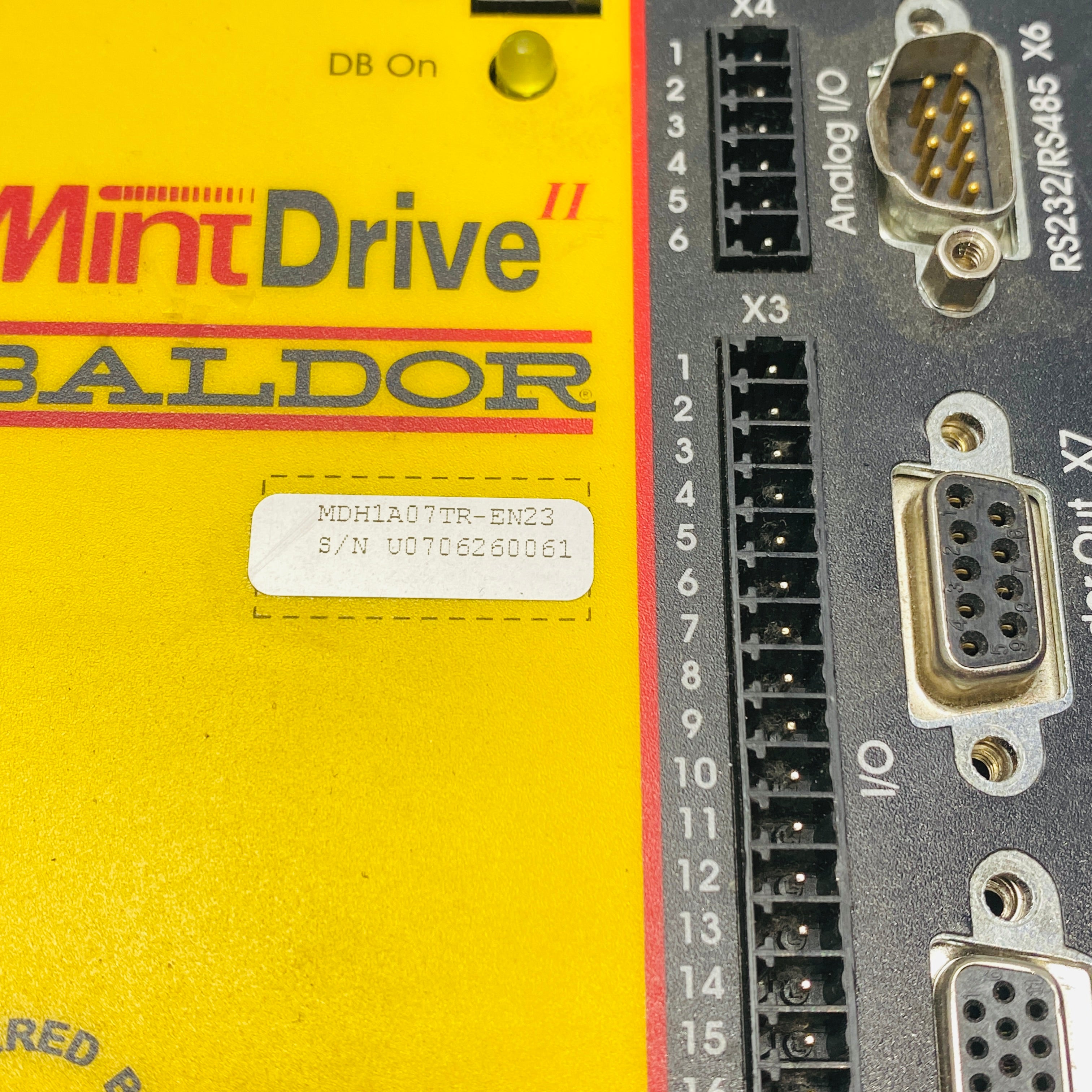 BALDOR MDH1A07TR-EN23 SERVO DRIVE