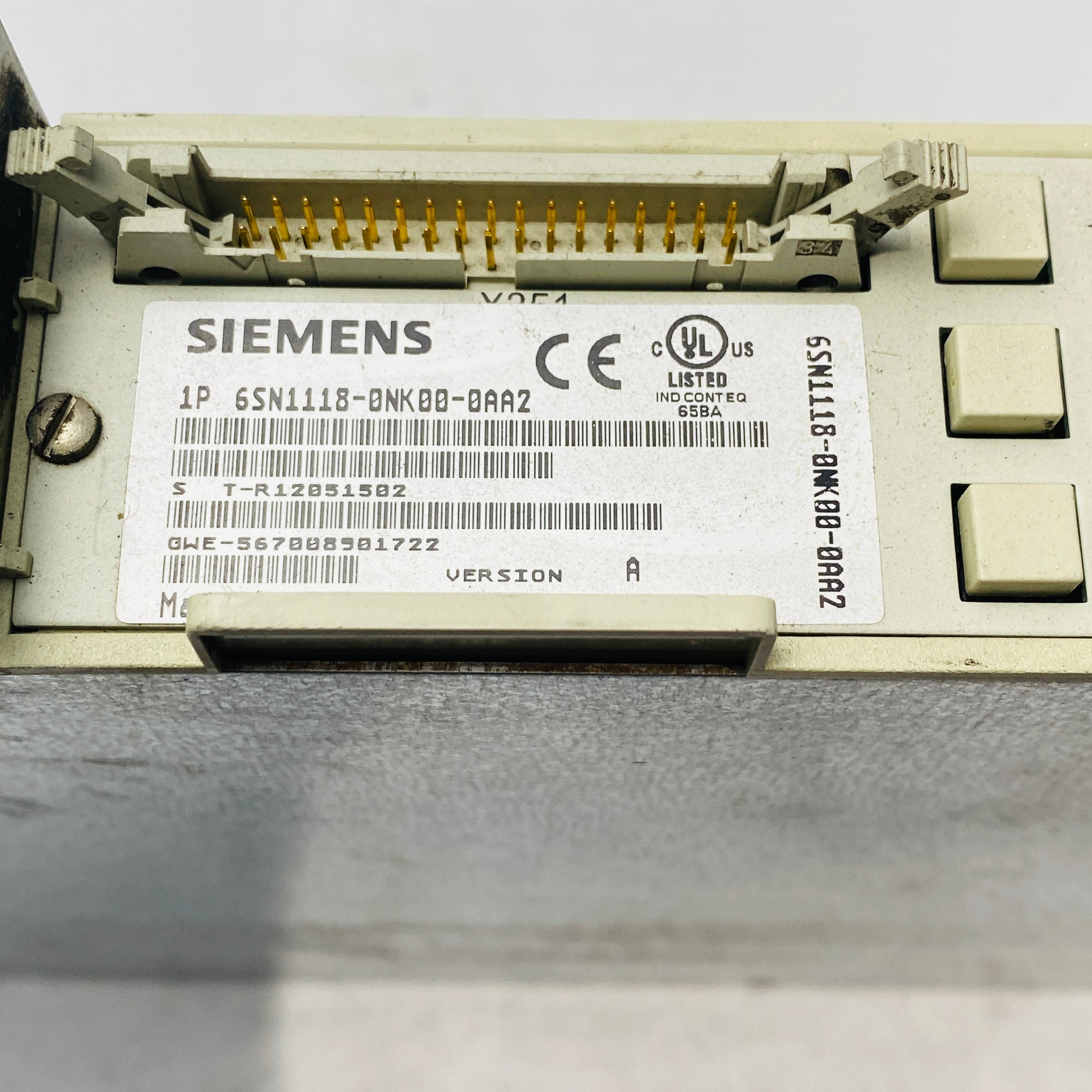 SIEMENS 6SN1123-1AB00-0AA1 6SN1118-0NK00-0AA2 POWER SUPPLY