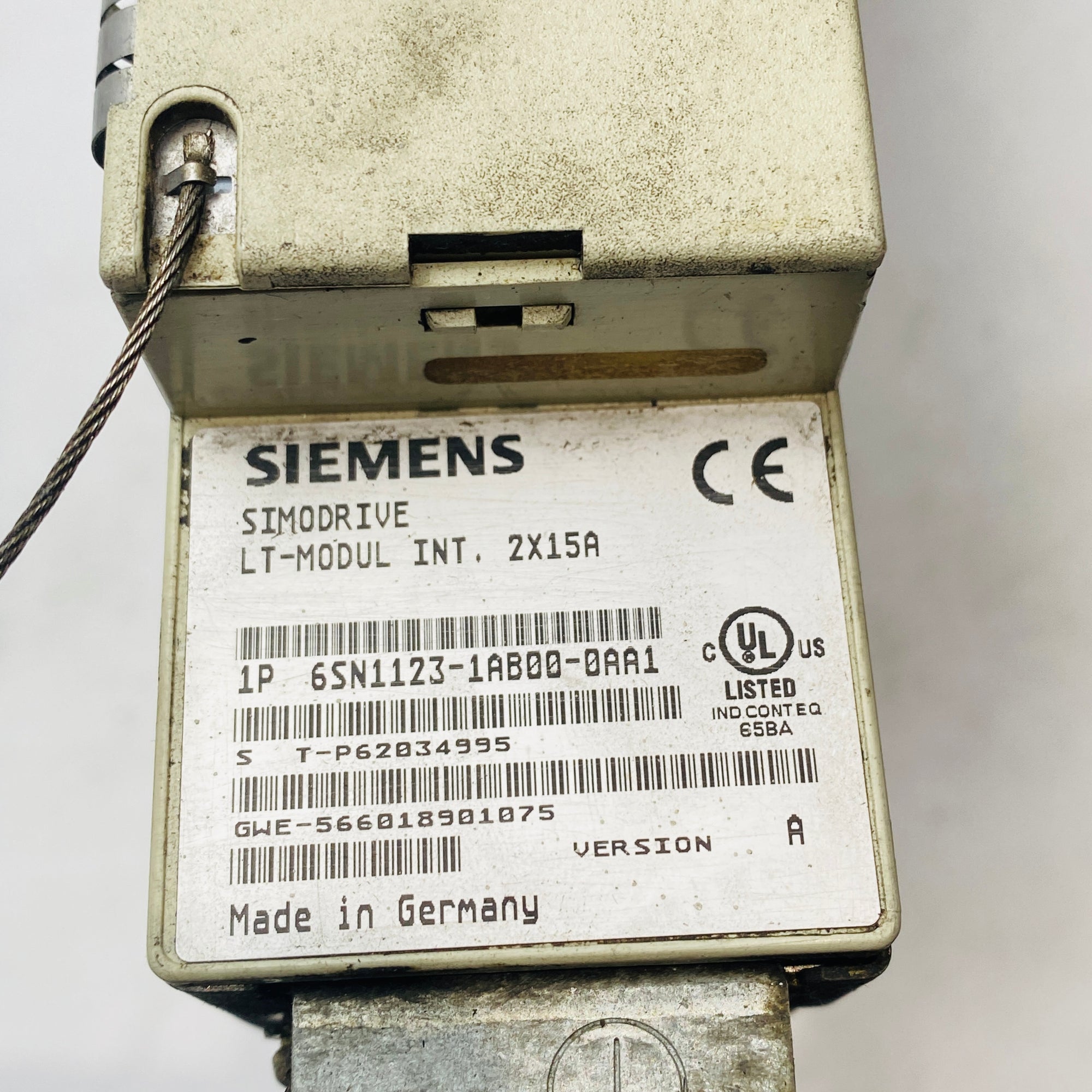 SIEMENS 6SN1123-1AB00-0AA1 6SN1118-0NK00-0AA2 POWER SUPPLY