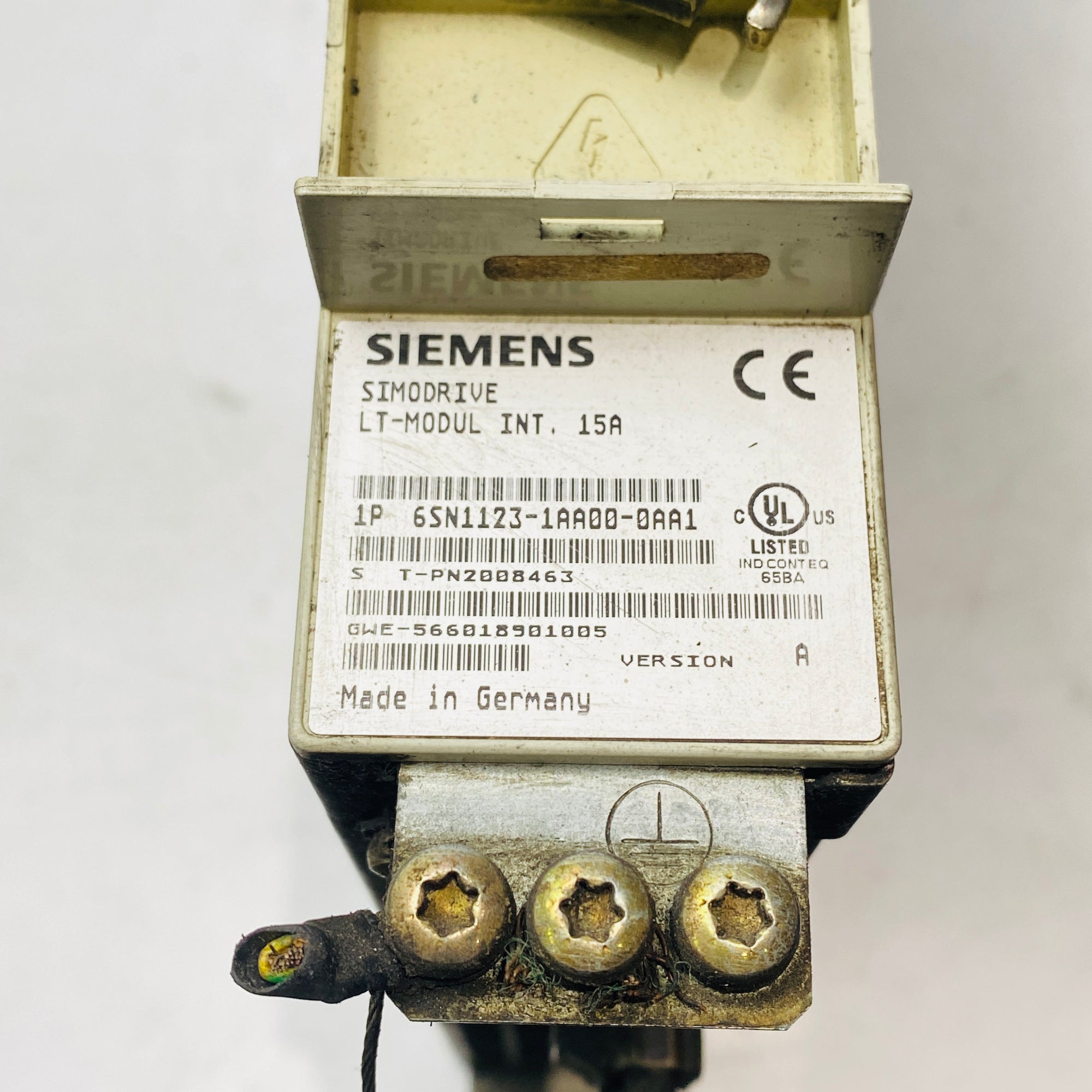 SIEMENS 6SN1123-1AA00-0AA1 6SN1118-1NJ00-0AA2 POWER SUPPLY