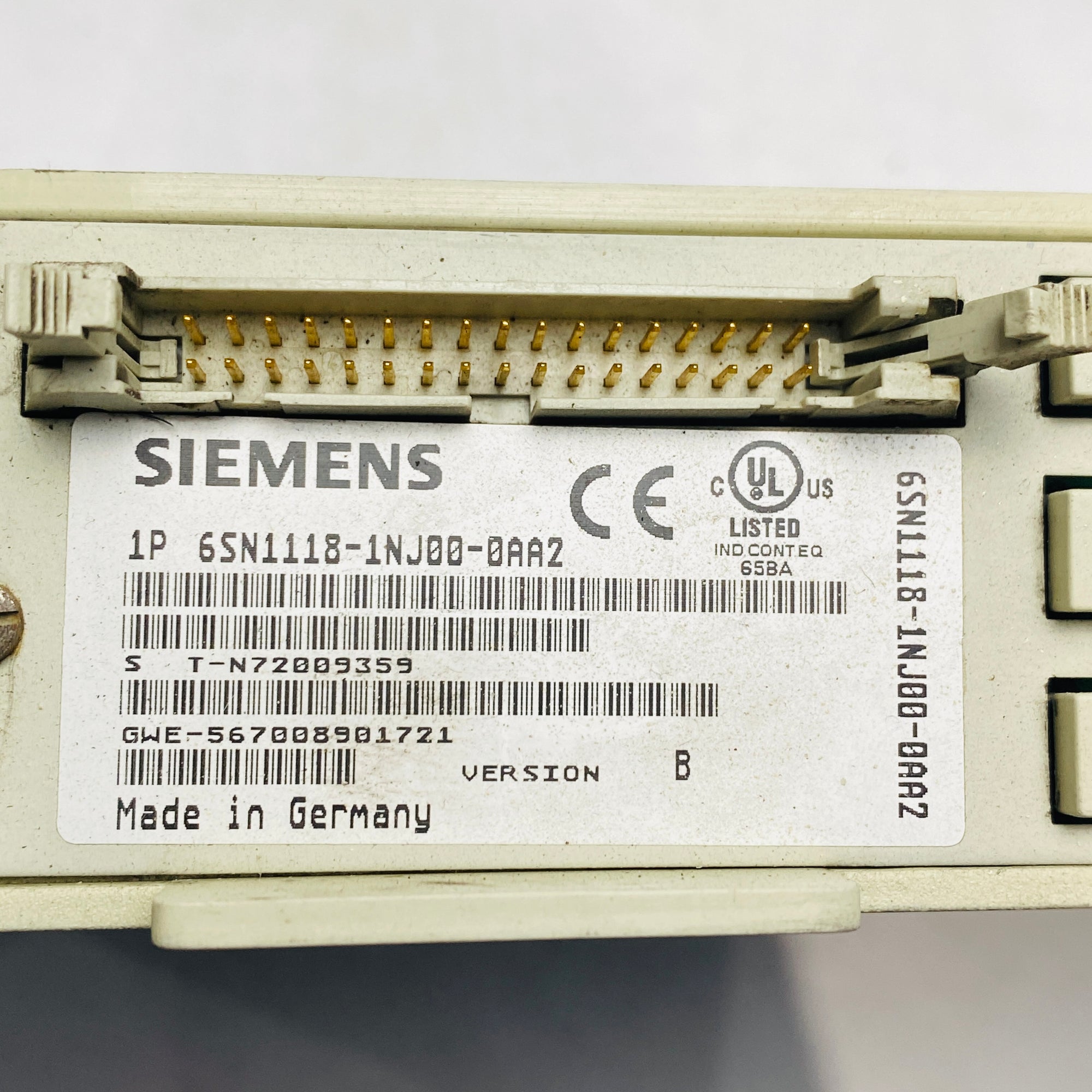 SIEMENS 6SN1123-1AA00-0AA1 6SN1118-1NJ00-0AA2 POWER SUPPLY