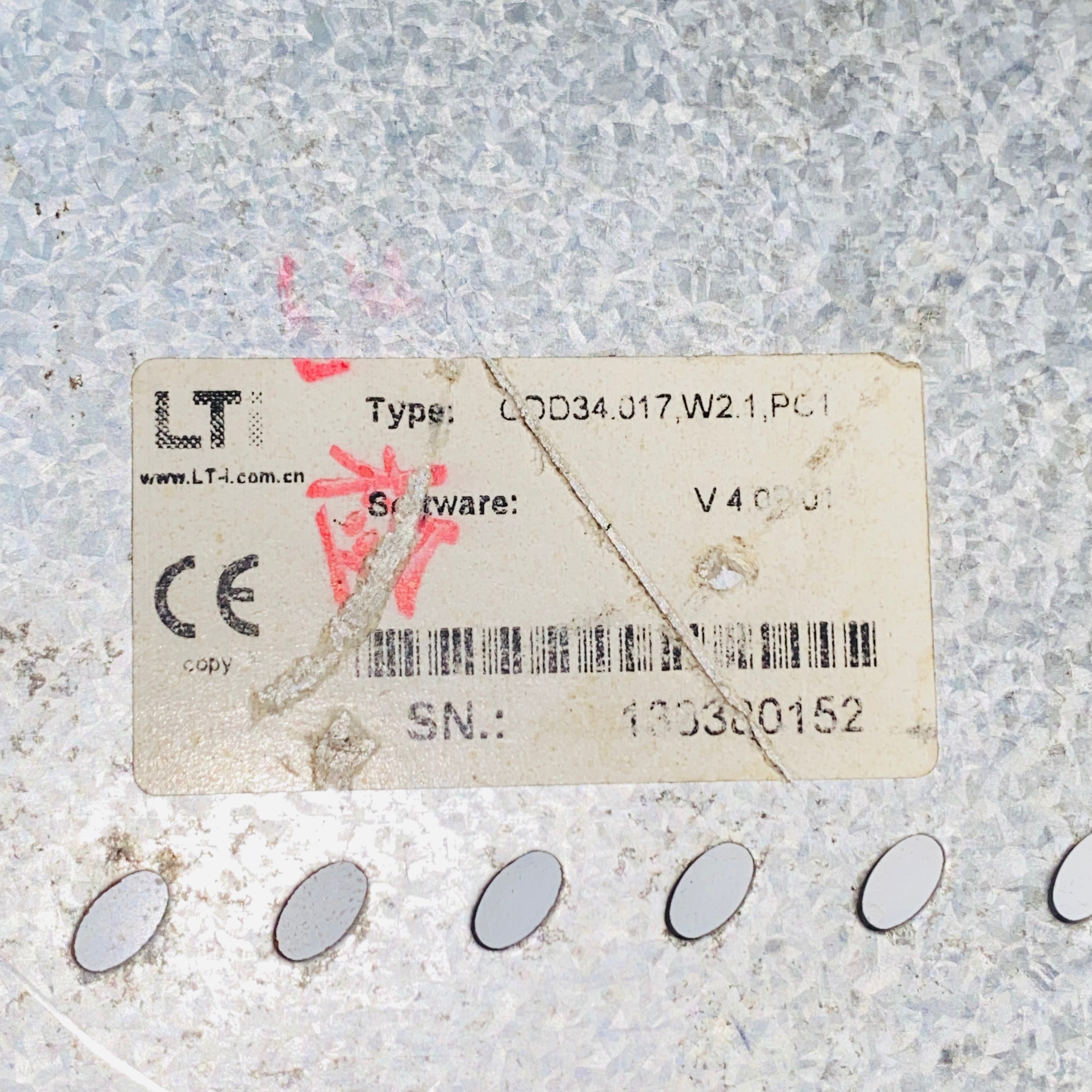 Lust CDD34.017.W2.1.PC1 Servo Drive Input 400/460V