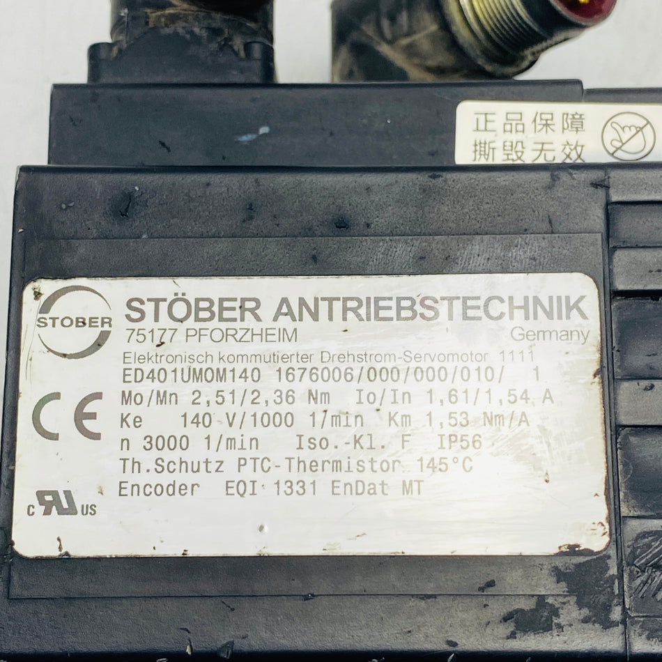 STOBER ED401UMOM140 伺服電機