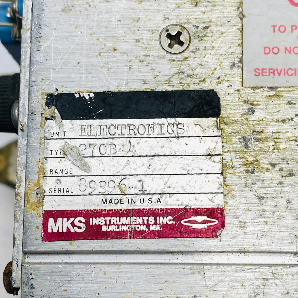MKS Instruments Electronic 270B-4 High Accuracy Signal Conditioner
