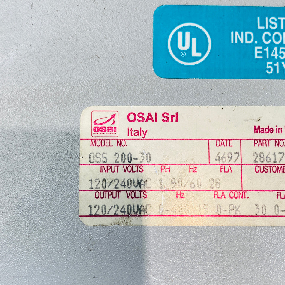 OSAI OSS 200-30 Drive