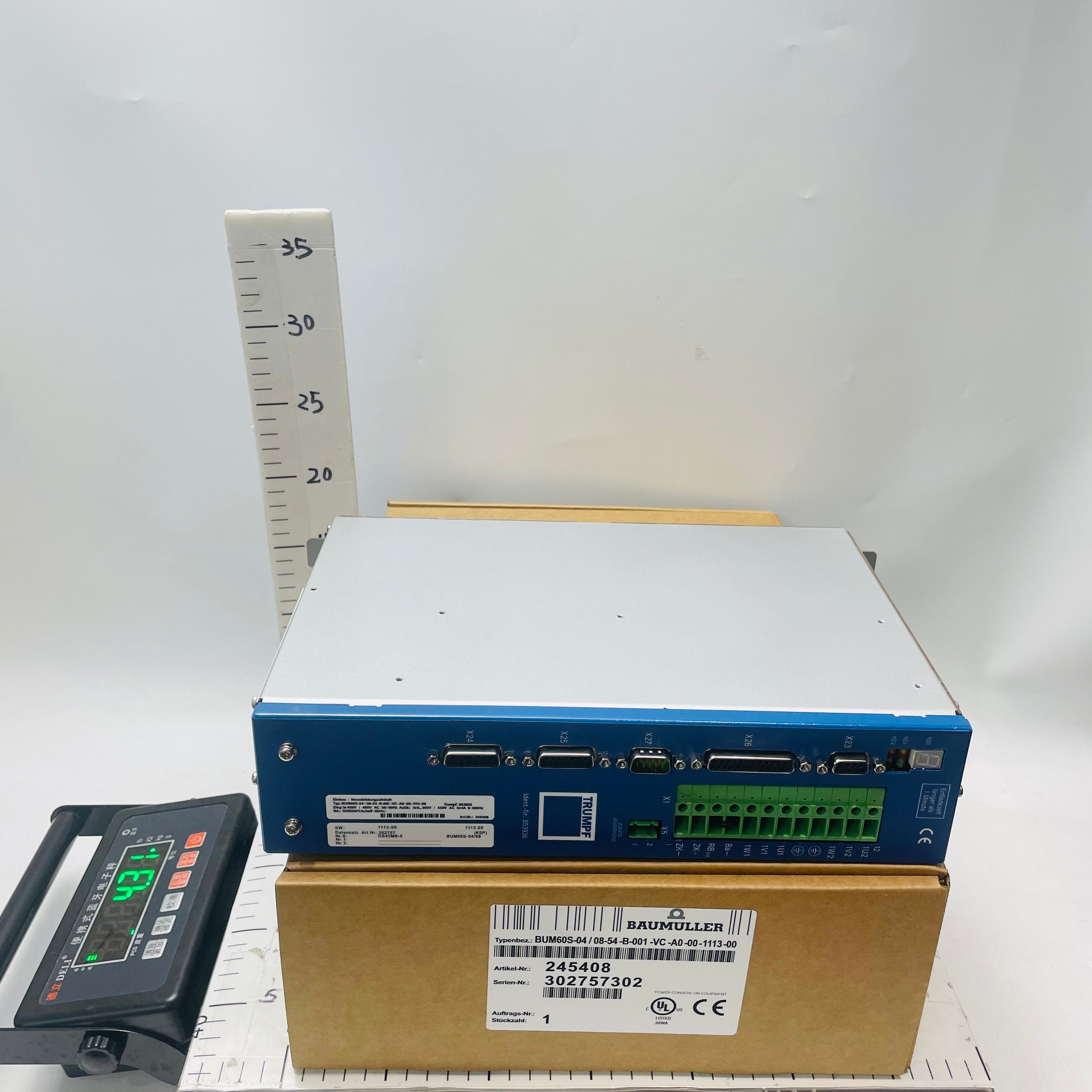 BAUMULLER BUM60S-04-08-54-B-001-VC-AO-00-1113-00 SERVO DRIVE