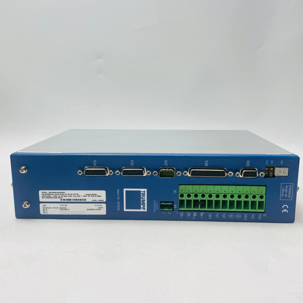 BAUMULLER BUM60S-04-08-54-B-001-VC-AO-00-1113-00 SERVO DRIVE