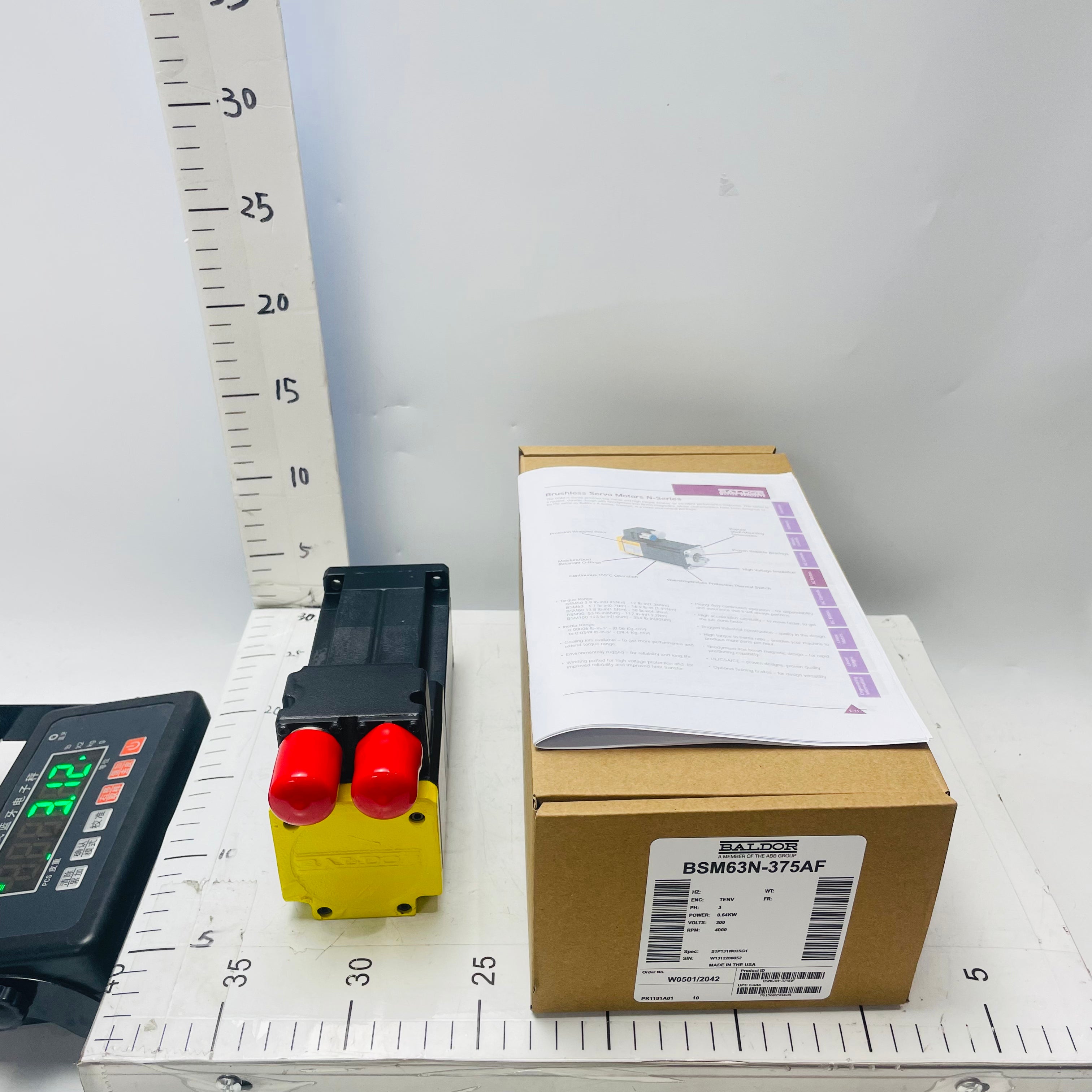 Baldor BSM63N-375AF servo motor