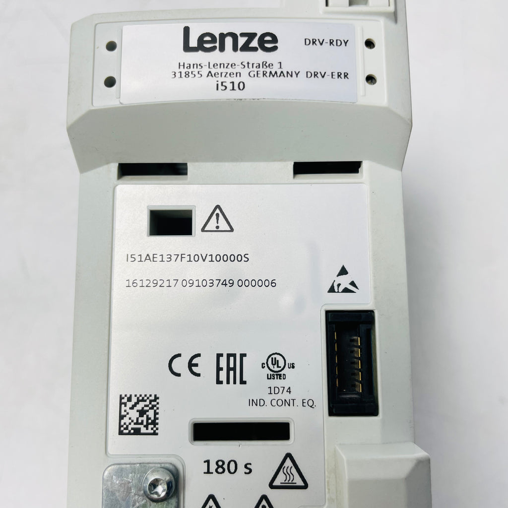 LENZE I51AE137F10V10000S Speed Controller