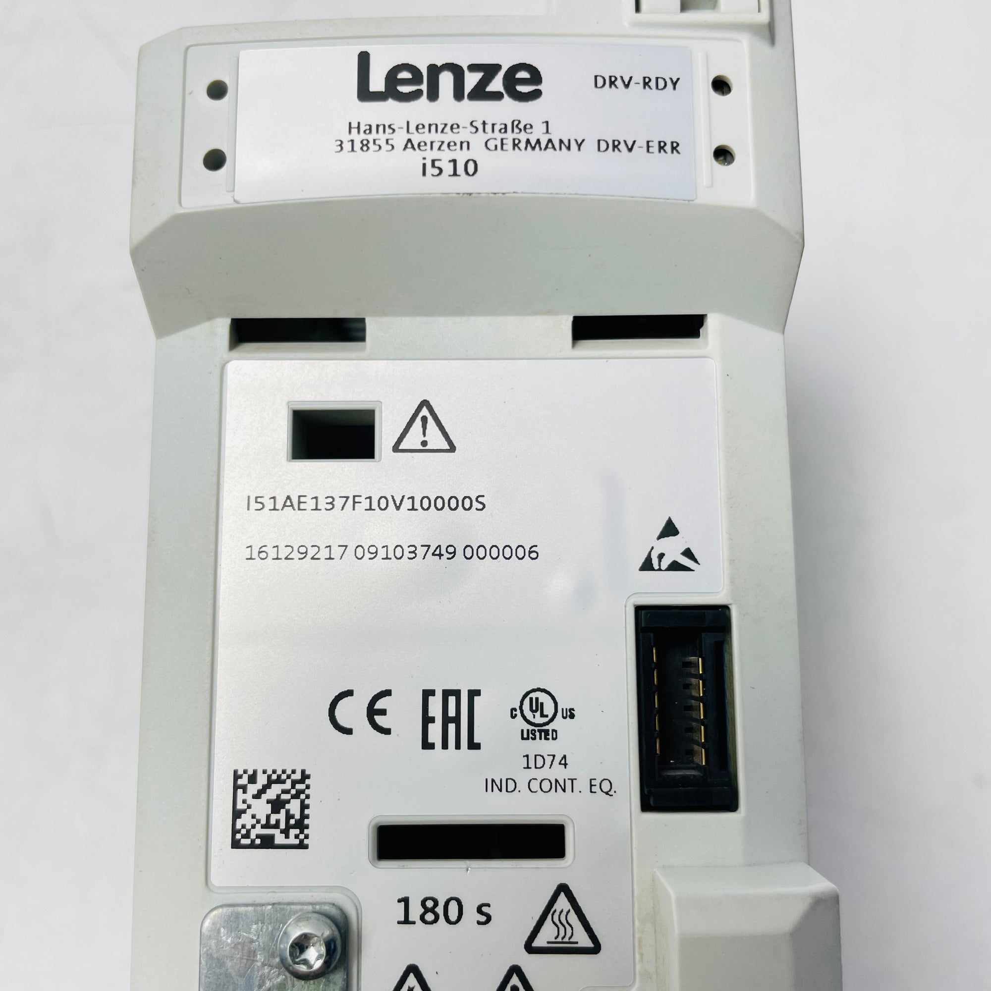LENZE I51AE137F10V10000S Speed Controller
