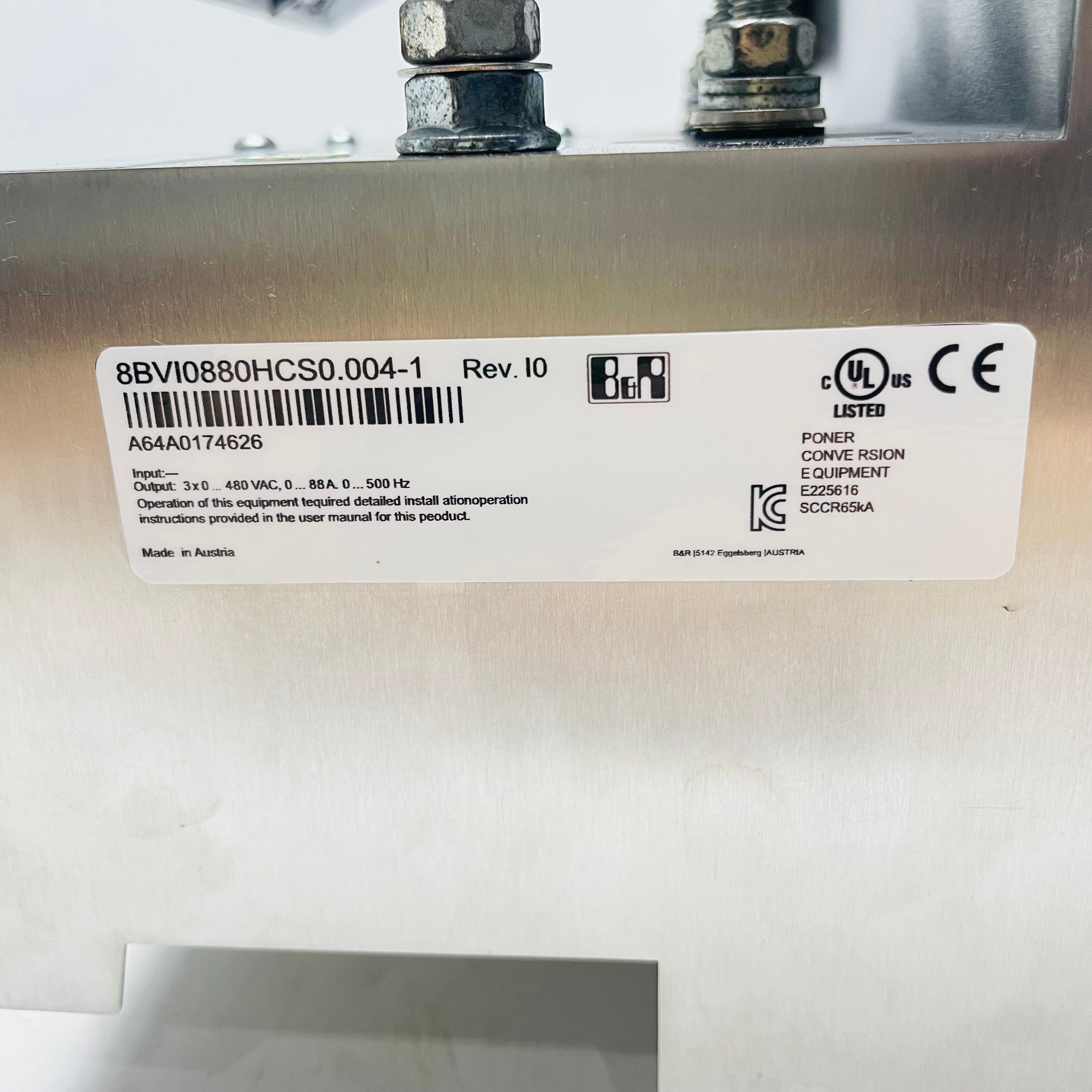 B&R 8BVI0880HCS0.004-1 Servo Drive