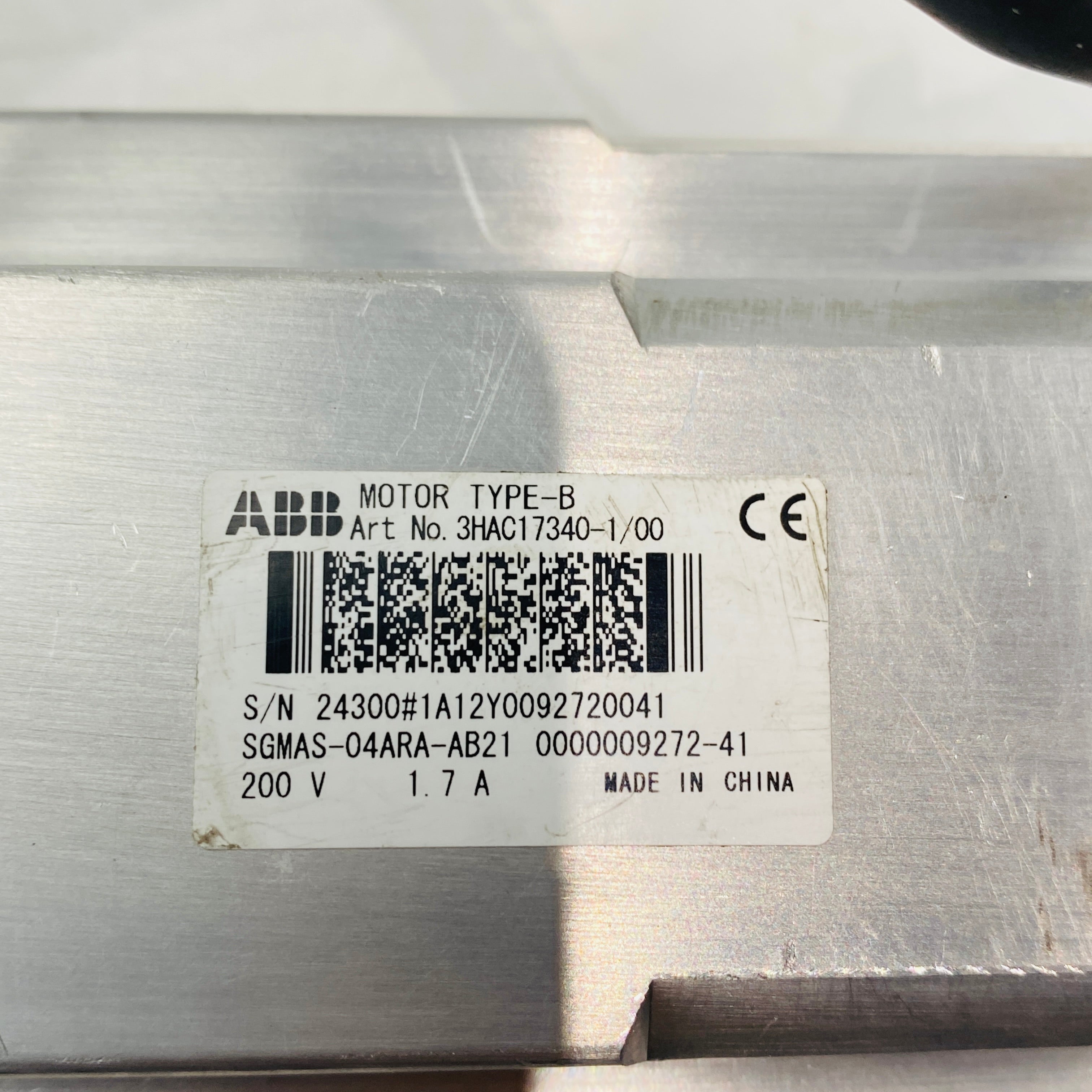 ABB 3hac17340-1/00 Robot Servo Motor