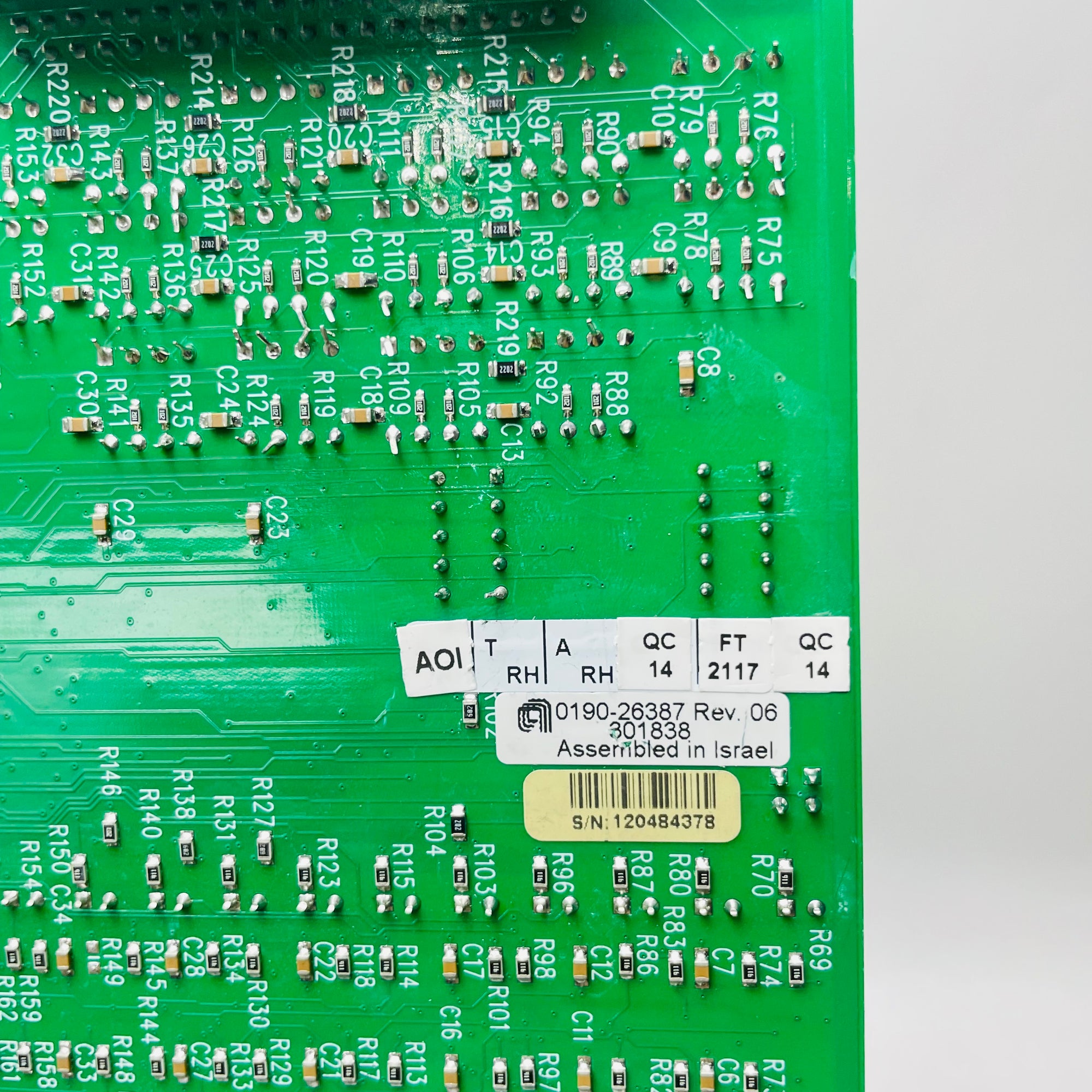 AMAT APPLIED MATERIALS 0190-26387 LCF SENSOR INTERFACE PCB