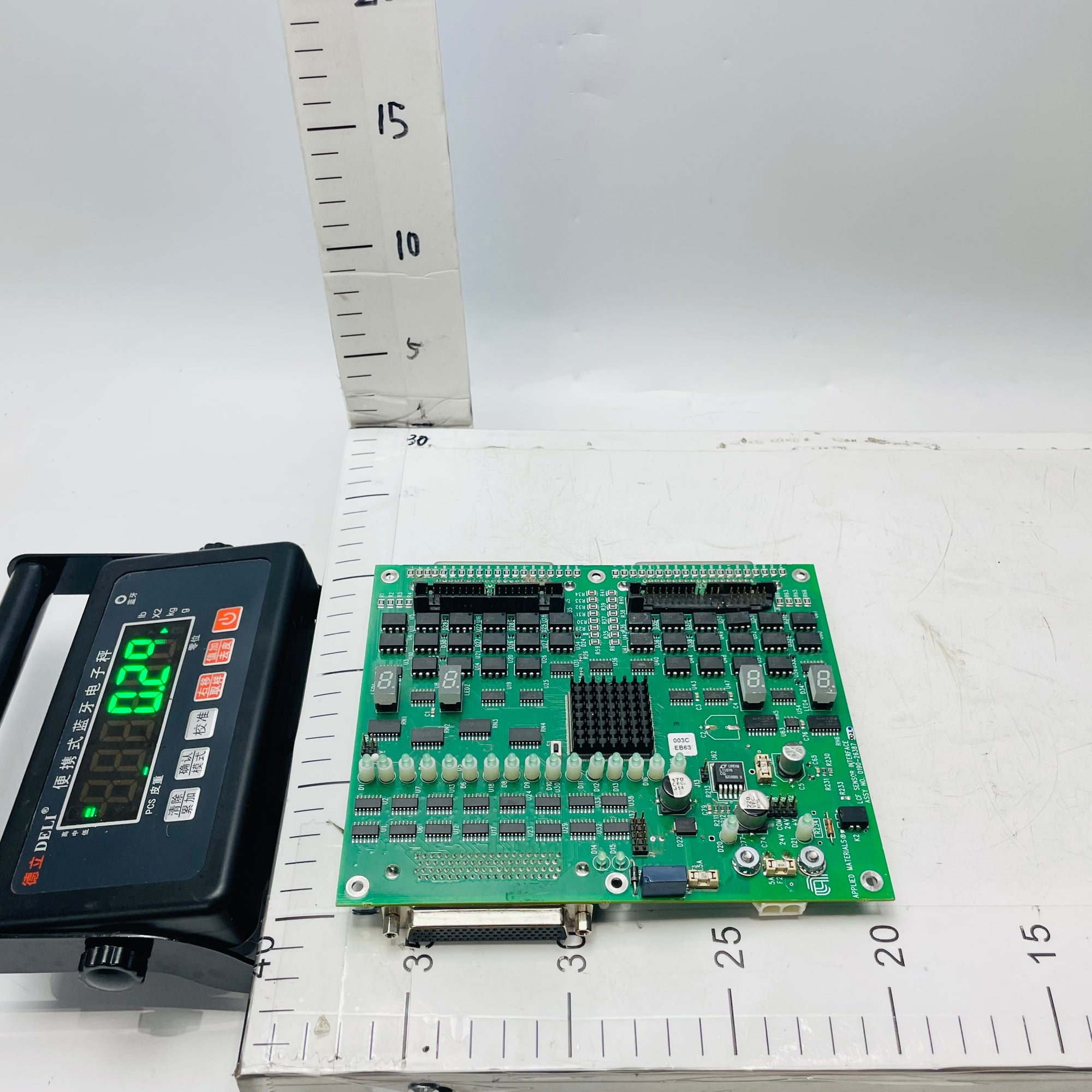 AMAT APPLIED MATERIALS 0190-26387 LCF SENSOR INTERFACE PCB