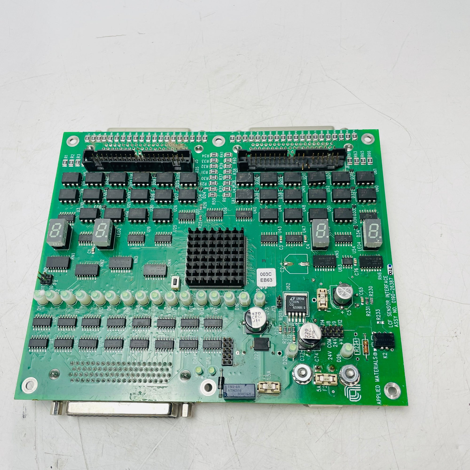 AMAT APPLIED MATERIALS 0190-26387 LCF SENSOR INTERFACE PCB