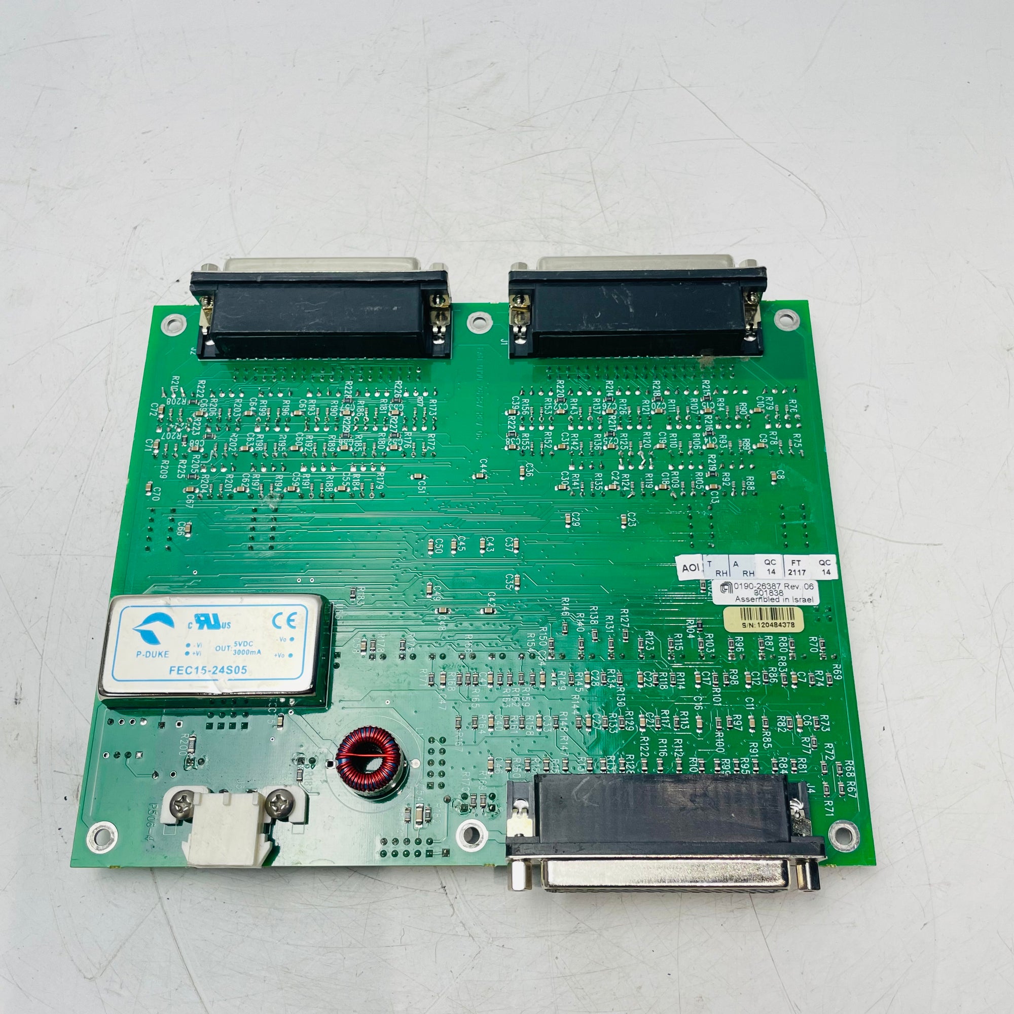 AMAT APPLIED MATERIALS 0190-26387 LCF SENSOR INTERFACE PCB