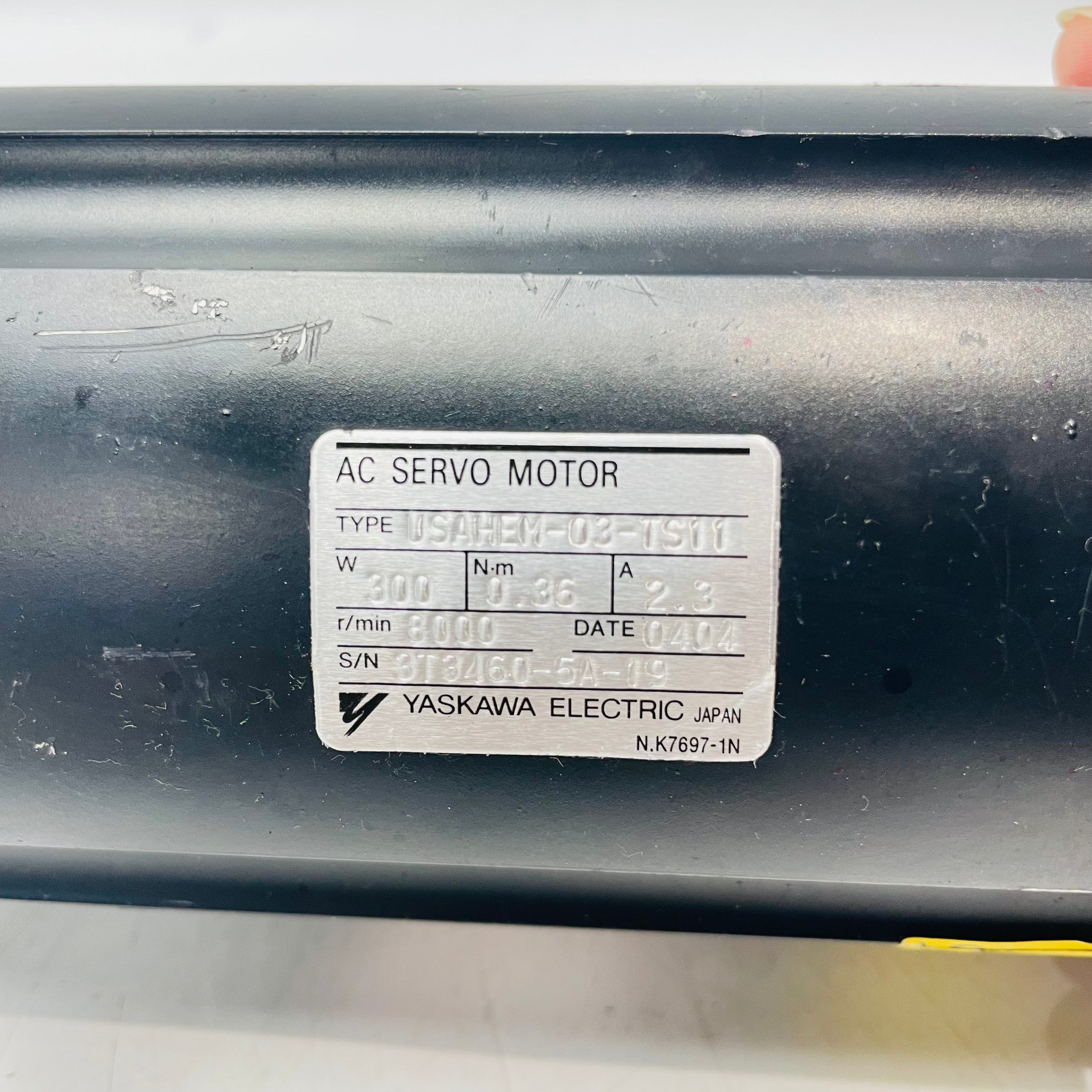 安川USAHEM-03-TS11交流伺服電機