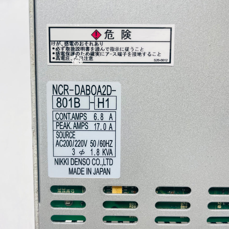 NIKKIDENSO NCR-DABOA2D-801B-H1 Servo driver