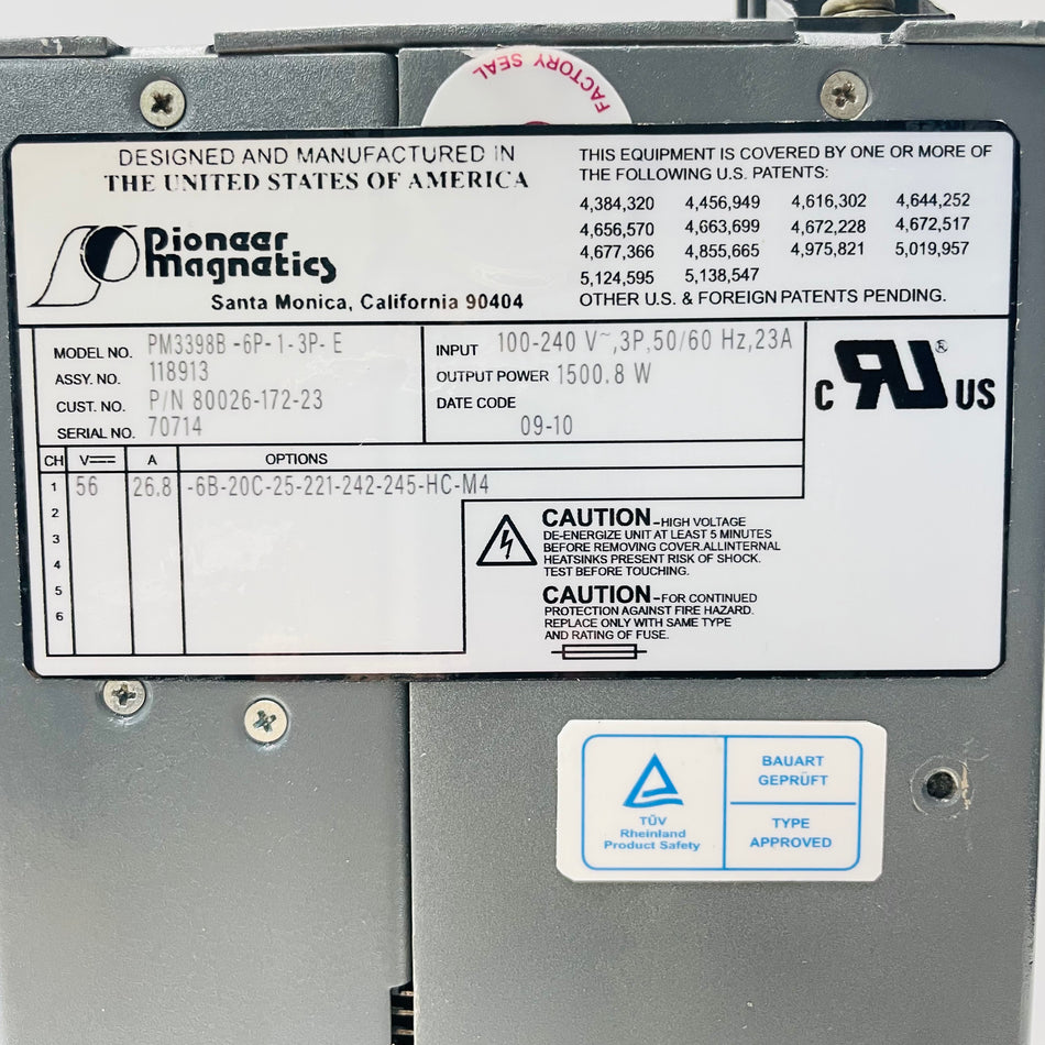 Pioneer  PM3398B-6P-1-3P-E Power supply