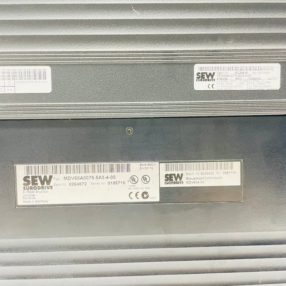 SEW EURODRIVE MOVIDRIVE MDV60A0075-5A3-4-00 MDX60A0075-5A3-4-00