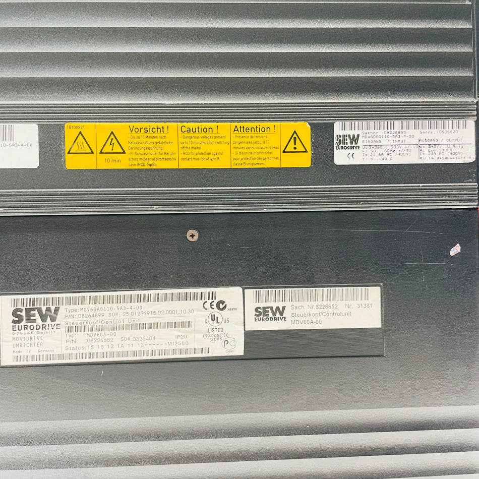 SEW EURODRIVE MDV60A0110-5A3-4-00 MDX60A0110-5A3-4-00