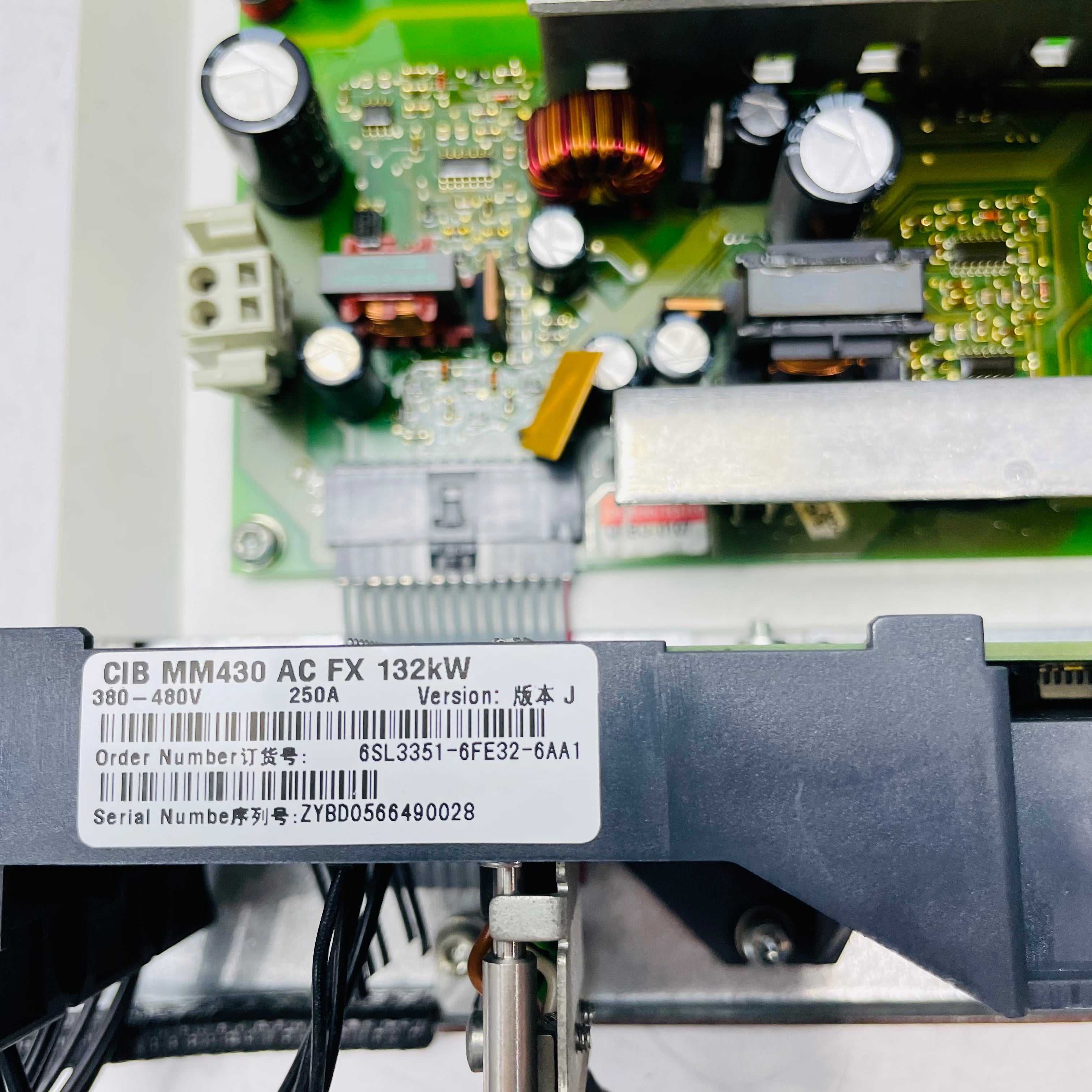 SIEMENS 6SL3351-6FE32-6AA1 CONTROL INTERFACE BOARD
