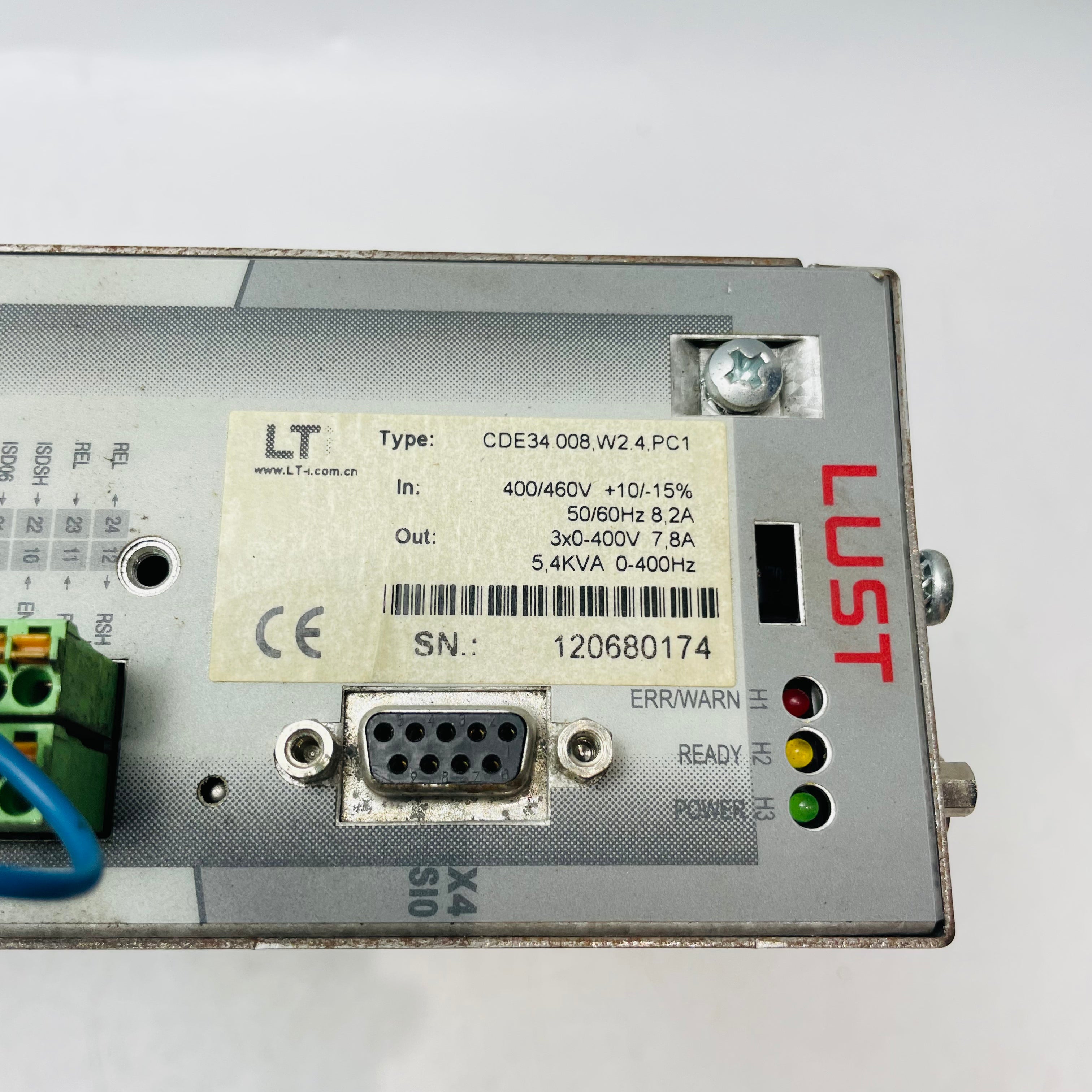 LUST CDE34.008.W2.4.PC1 Servo Drive