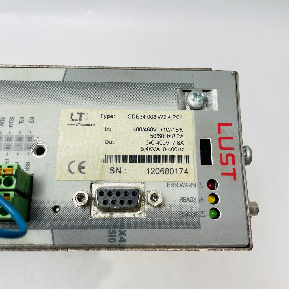 LUST CDE34.008.W2.4.PC1 Servo Drive