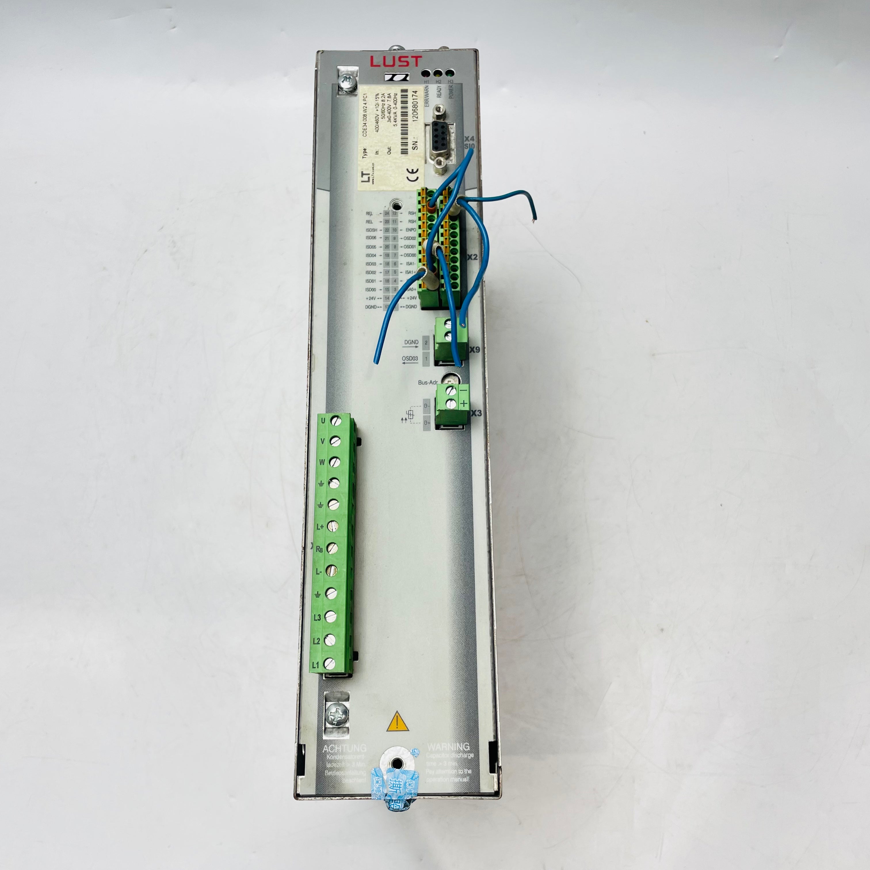 LUST CDE34.008.W2.4.PC1 Servo Drive