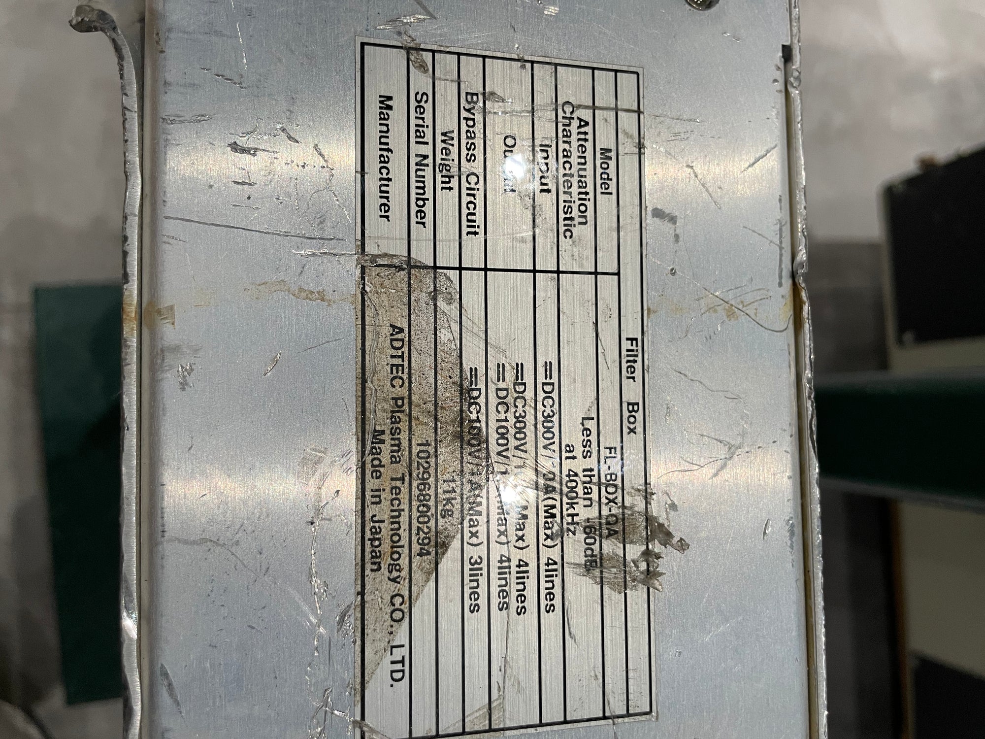 ADTEC FL-BOX-QA RF Filters