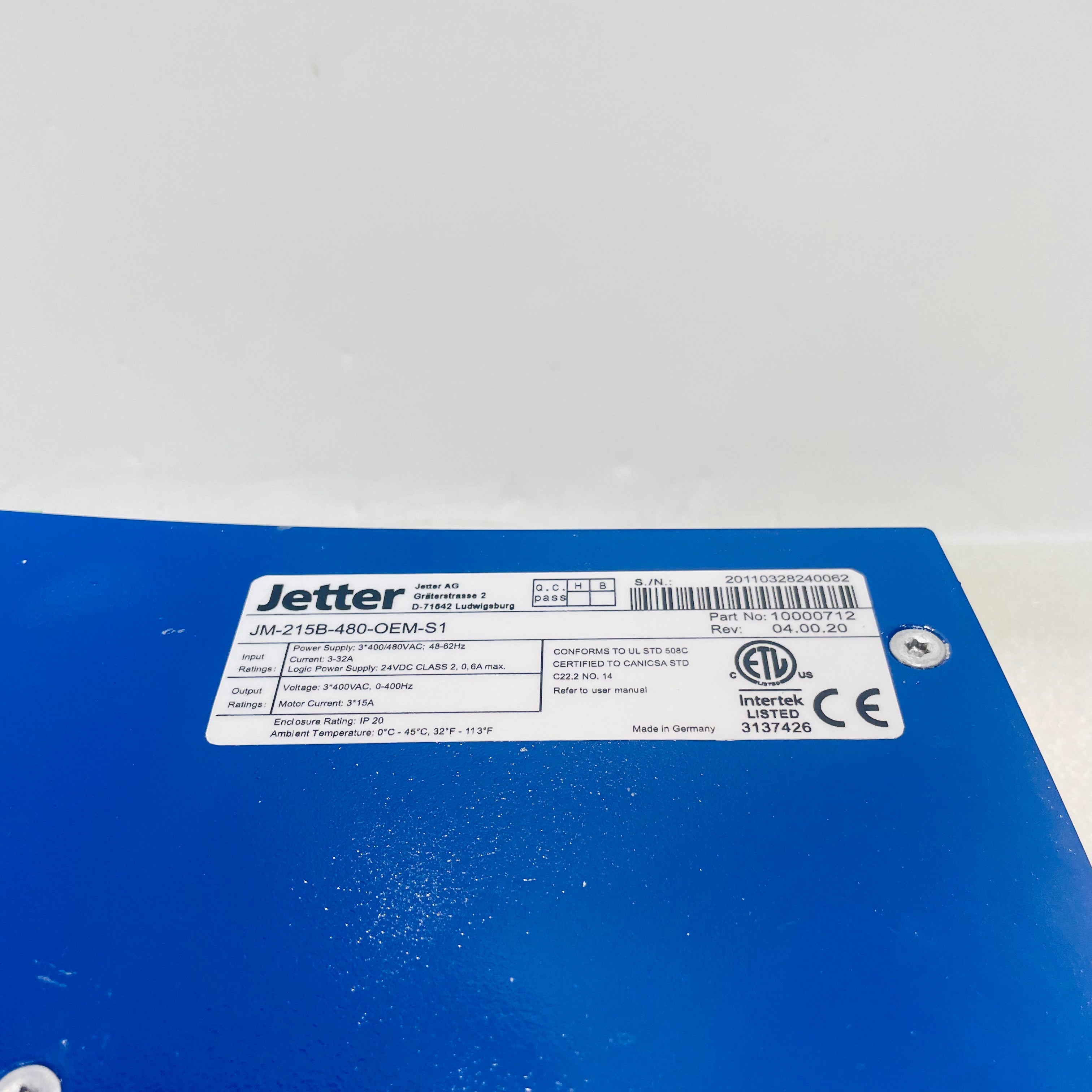 JETTER JM-215B-480-OEM-S1