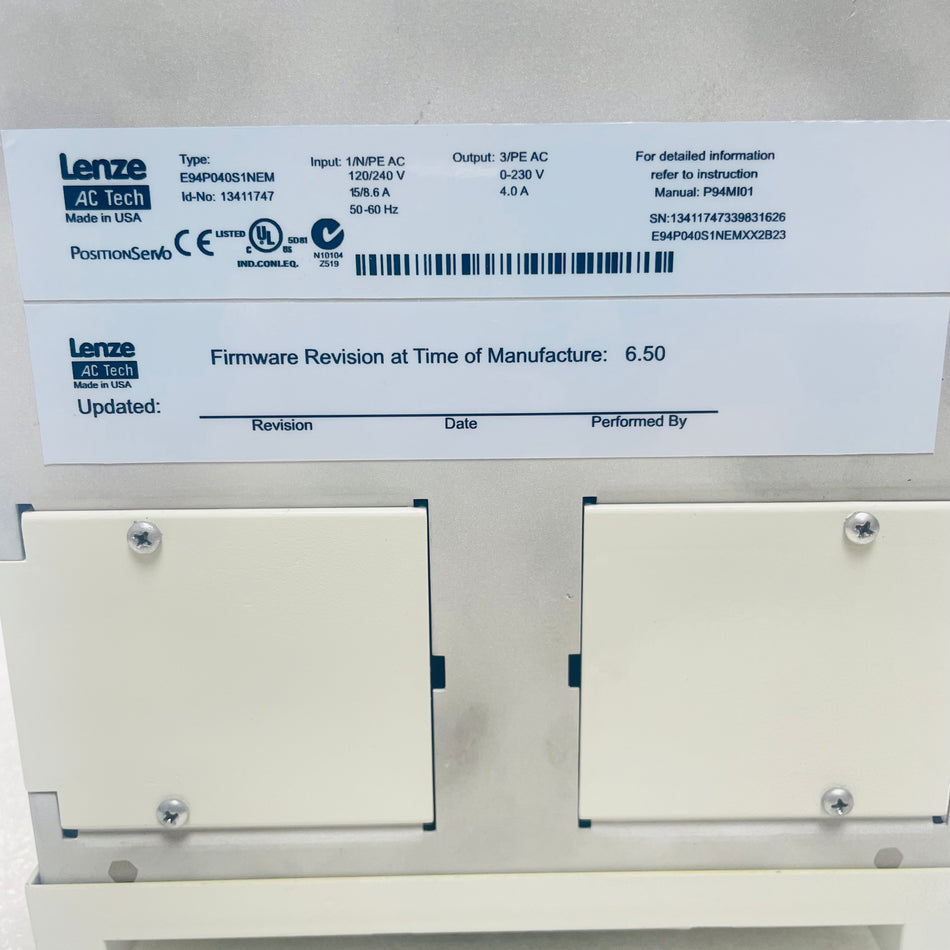 LENZE E94P040S1NEM