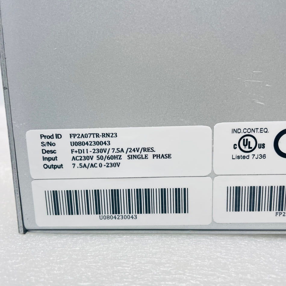 BALDOR FP2A07TR-RN23