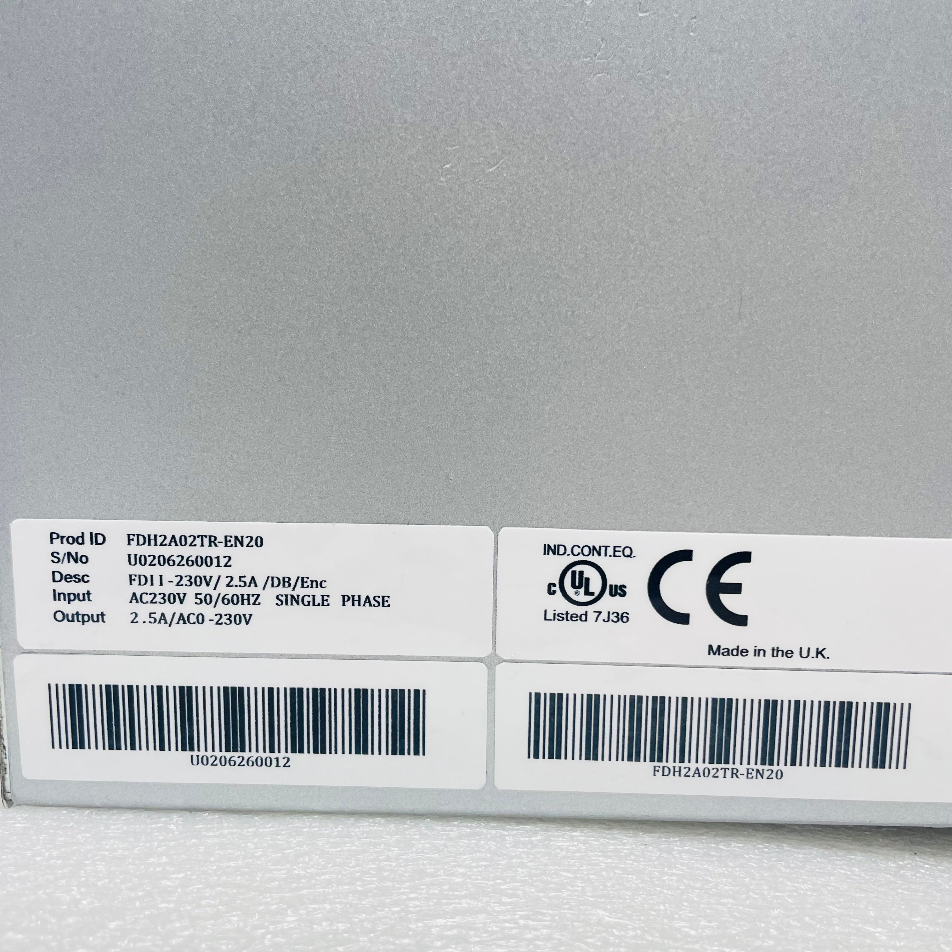 BALDOR FDH2A02TR-EN20