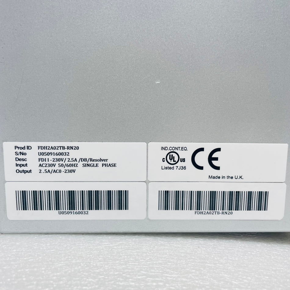 BALDOR FDH2A02TB-RN20