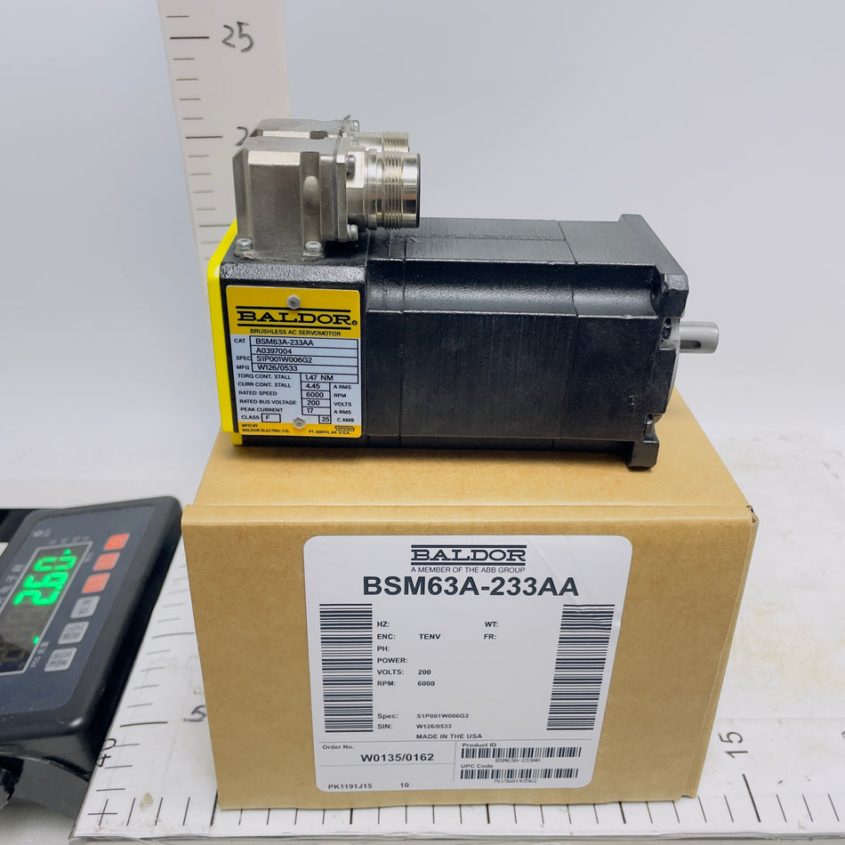 BALDOR    Motor  BSM63A-233AA