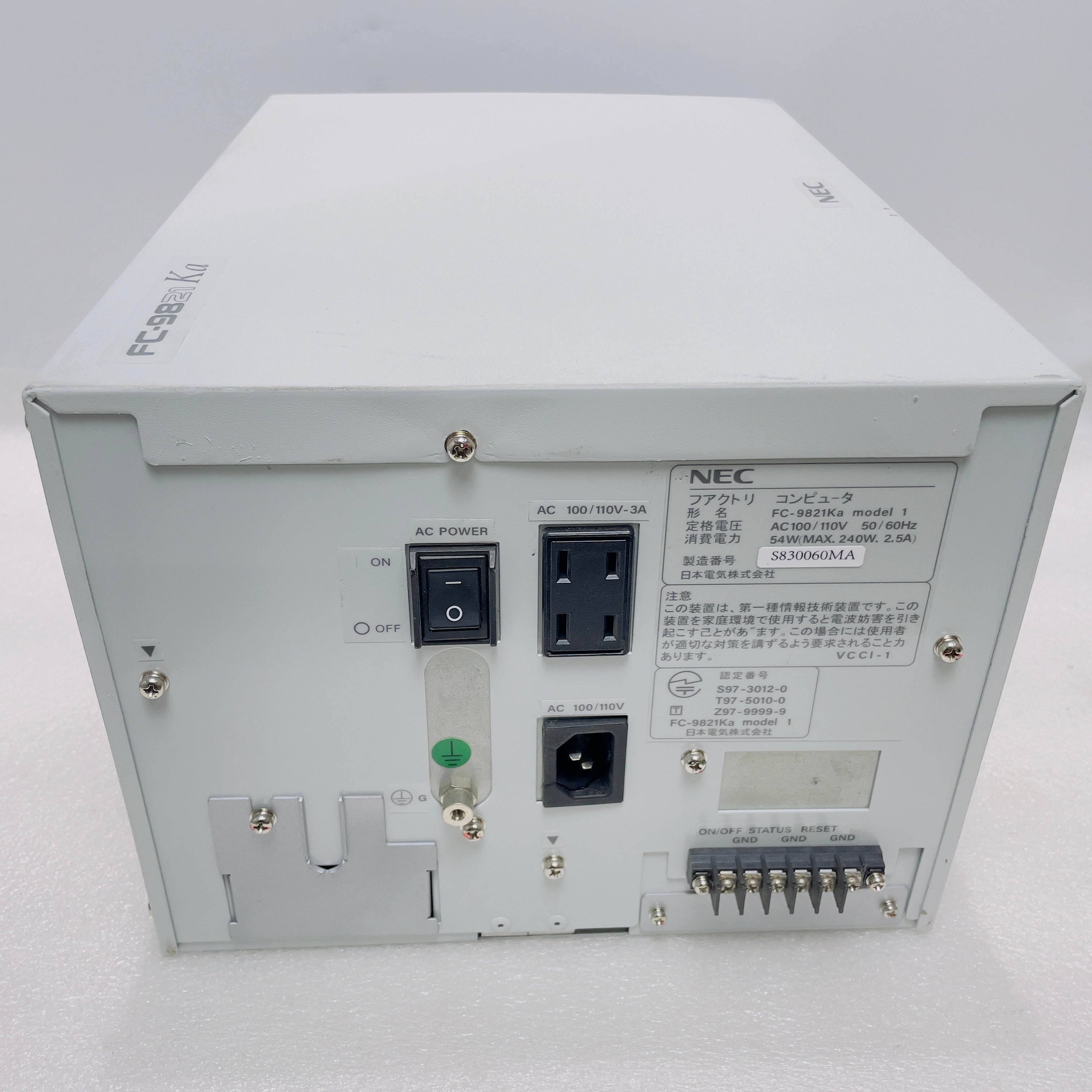 NEC FC-9821KA Industrial Control Computer