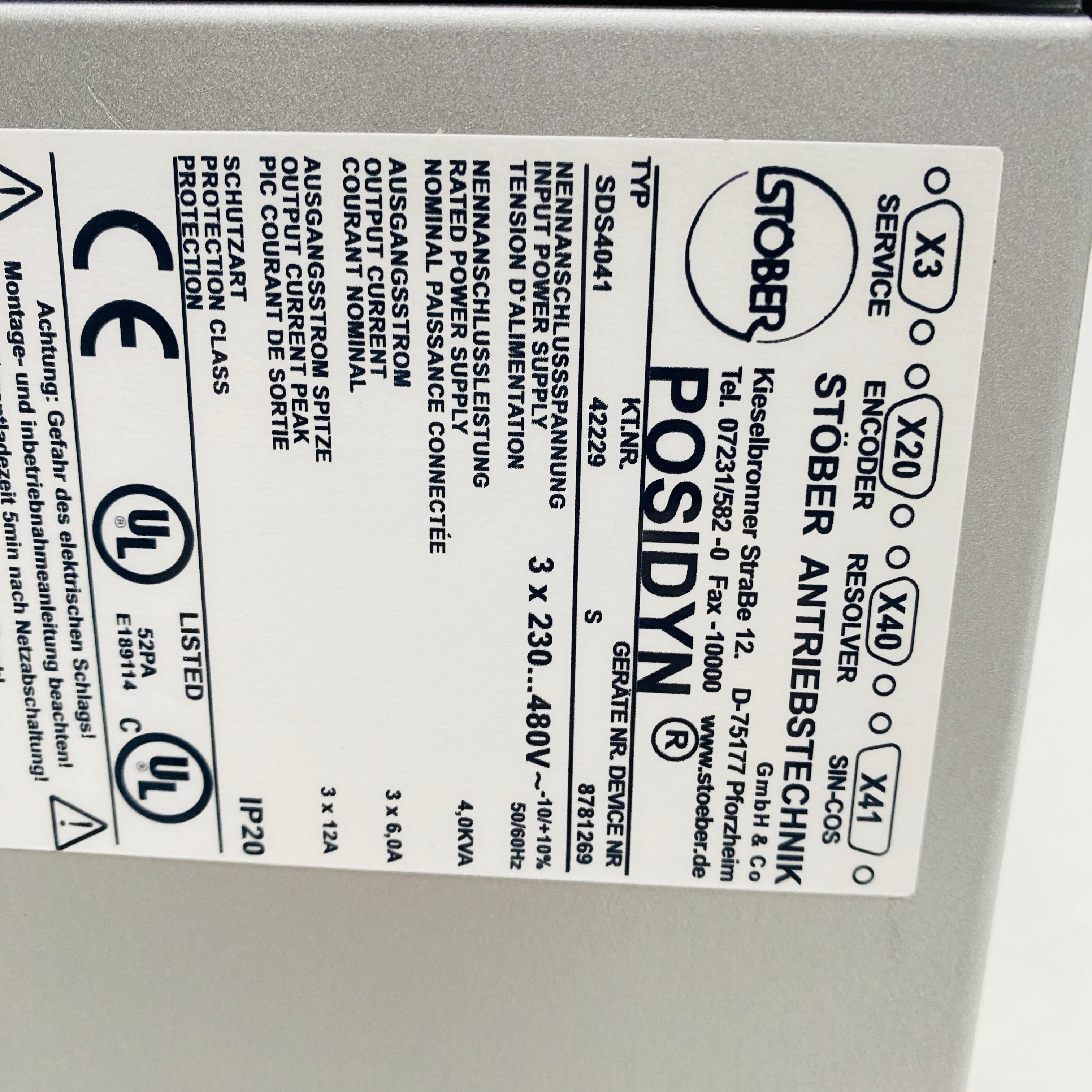 STOBER  Driver  SDS4041 - Rockss Automation
