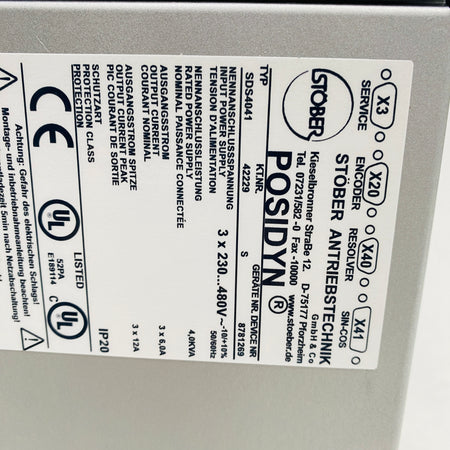 STOBER  Driver  SDS4041 - Rockss Automation