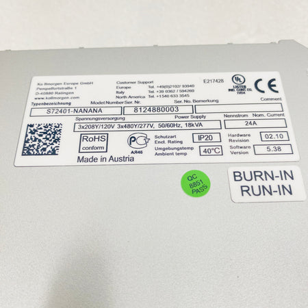 Kollmorgen  Driver  S72401-NANANA - Rockss Automation