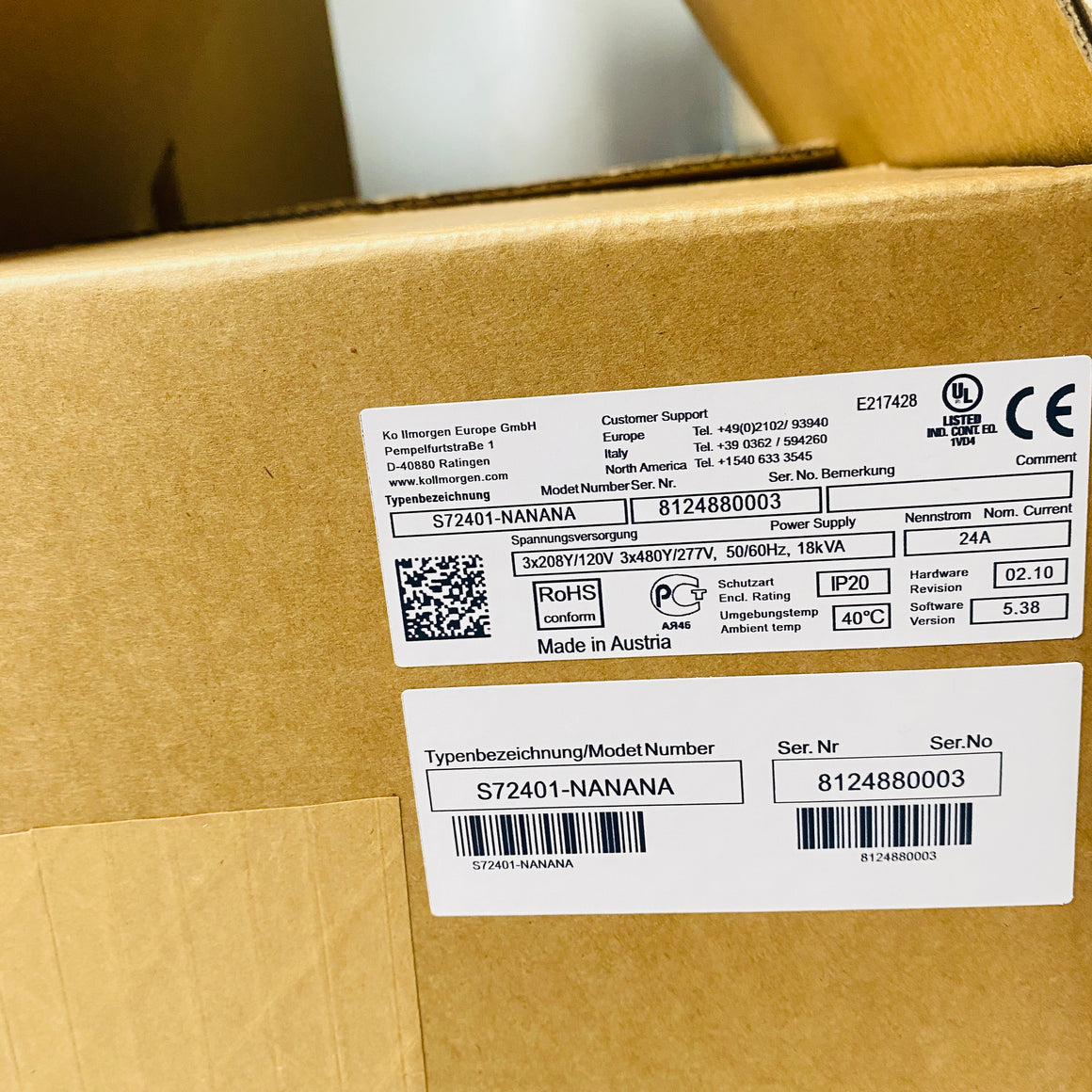 Kollmorgen  Driver  S72401-NANANA - Rockss Automation
