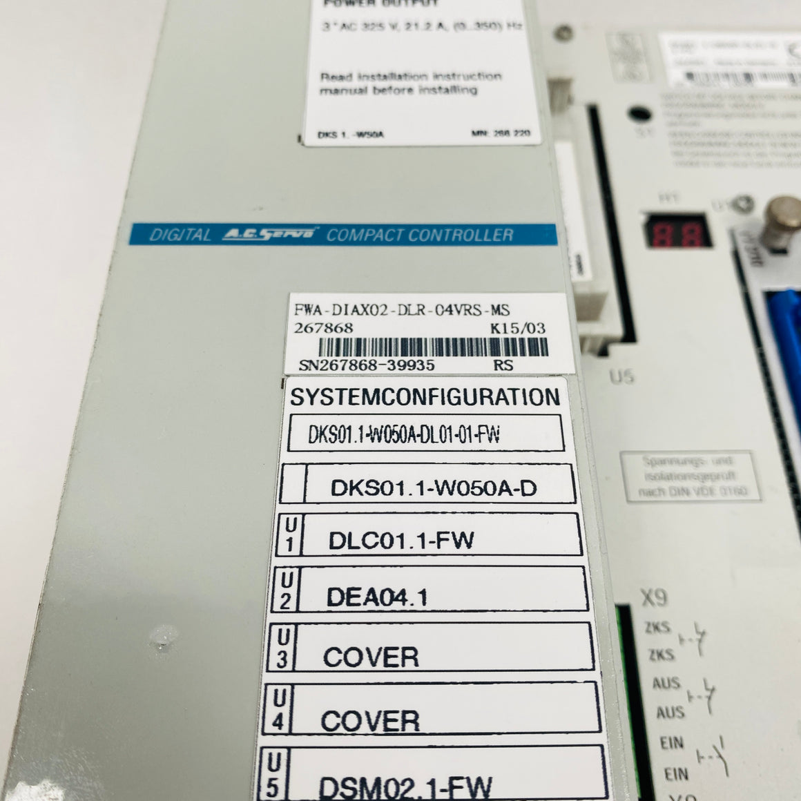 REXROTH  Driver  DKS01.1-W050A-DL01-01-FW - Rockss Automation