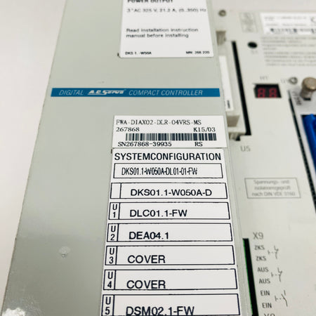 REXROTH  Driver  DKS01.1-W050A-DL01-01-FW - Rockss Automation