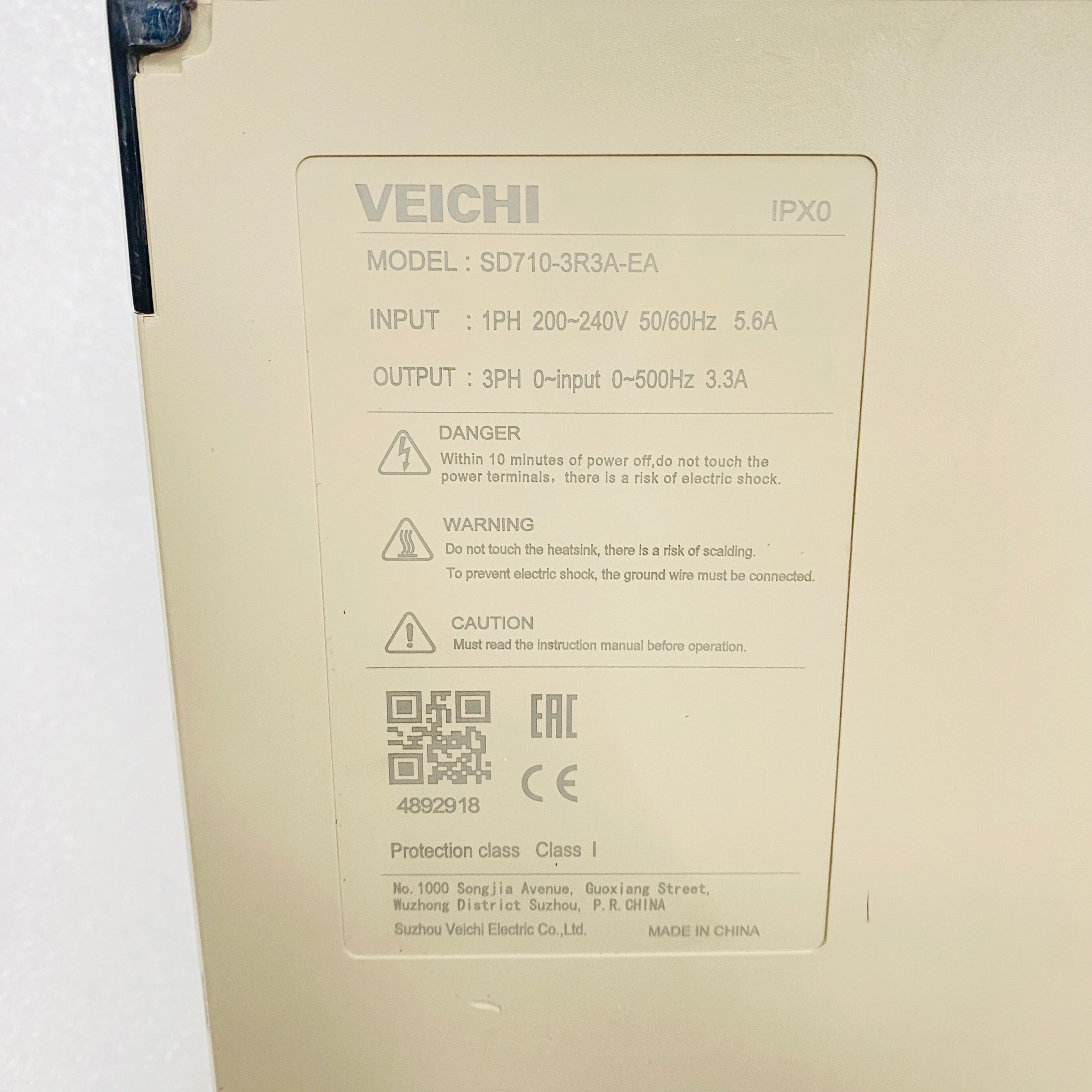 VEICHI Driver SD710-3R3A-EA - Rockss Automation