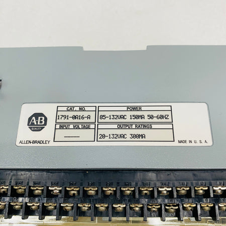 Allen-Bradley   Module   1791-0A16-A - Rockss Automation