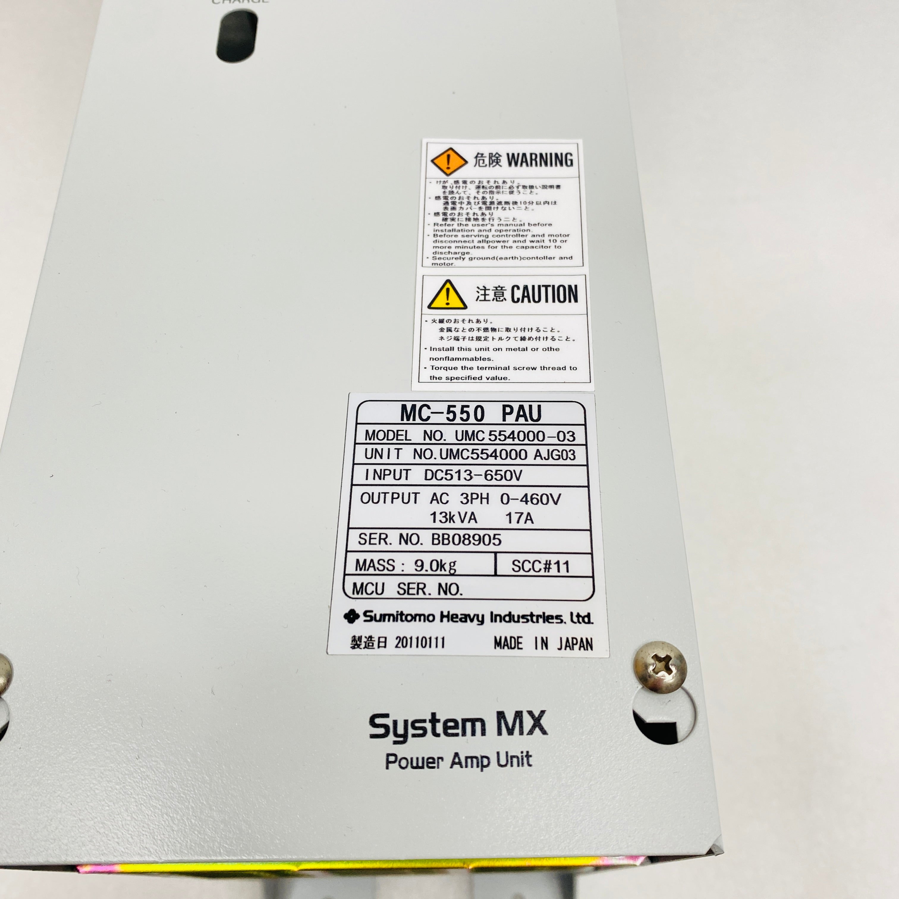 Sumitomo  Drive  UMC554000-03 - Rockss Automation