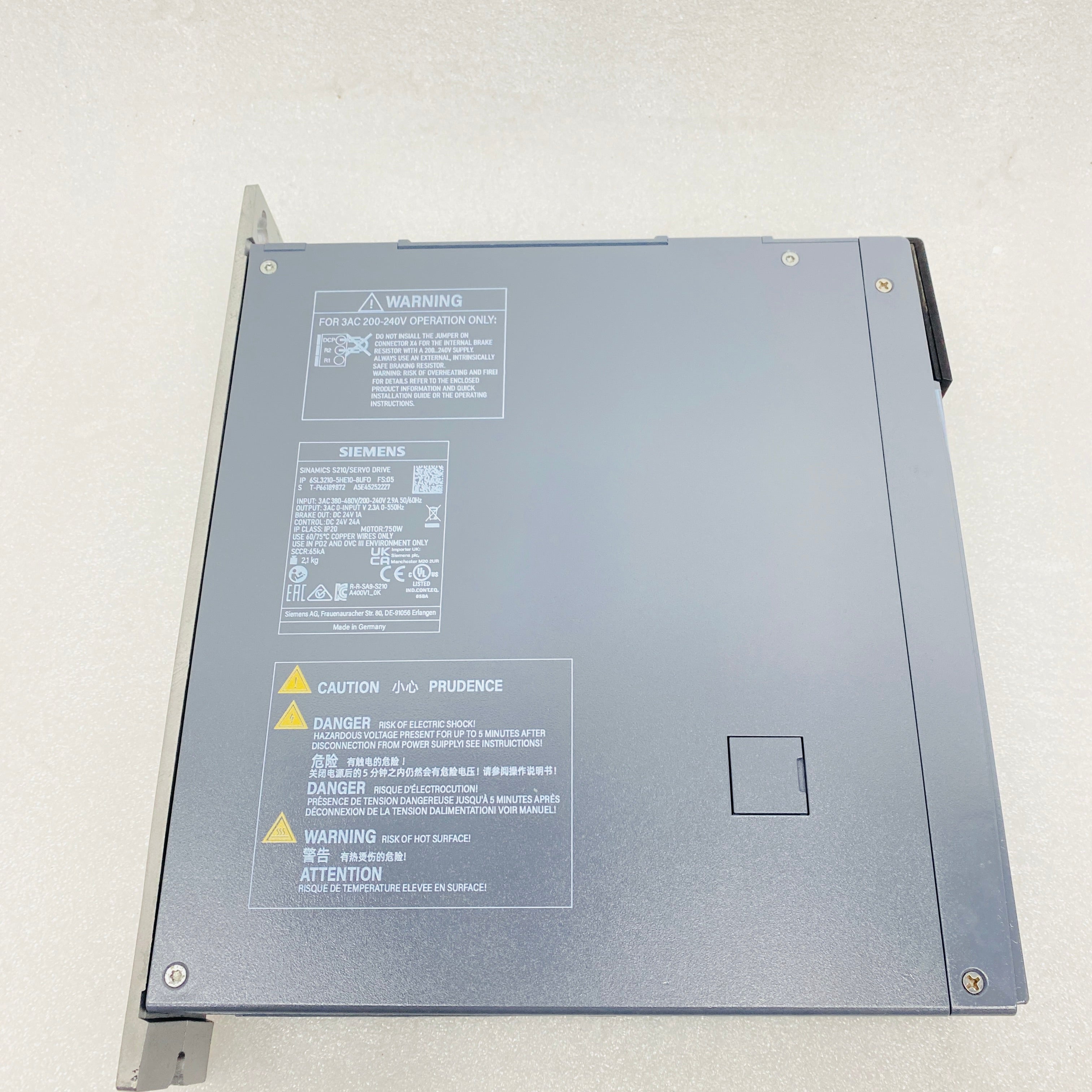 SIEMENS  Frequency Converter  6SL3210-5HE10-8UFO - Rockss Automation