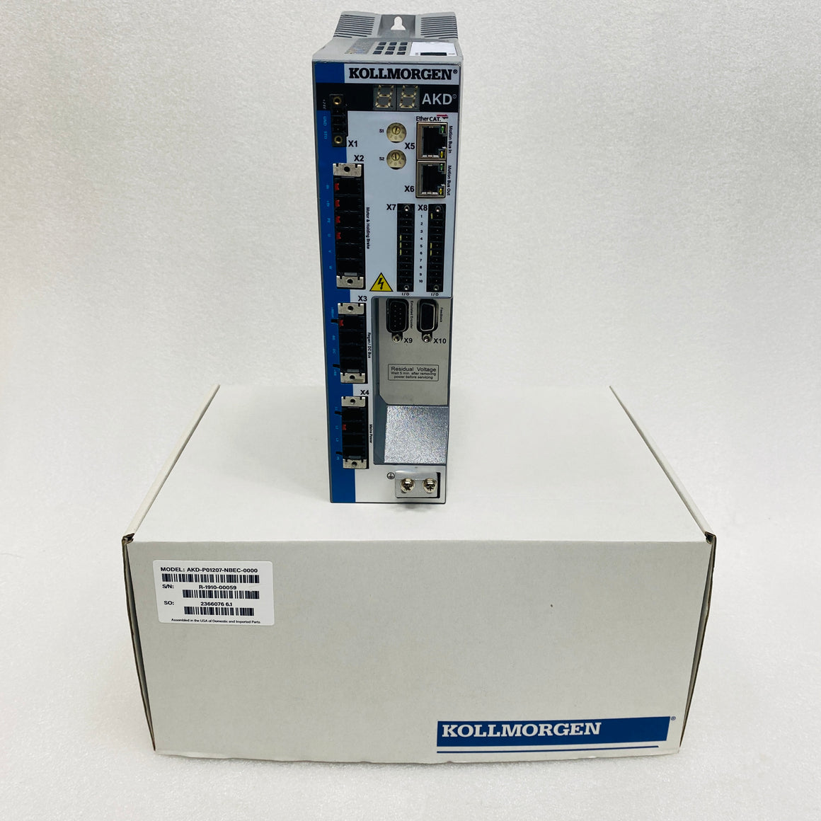Kollmorgen  Driver  AKD-P01207-NBEC-0000 - Rockss Automation