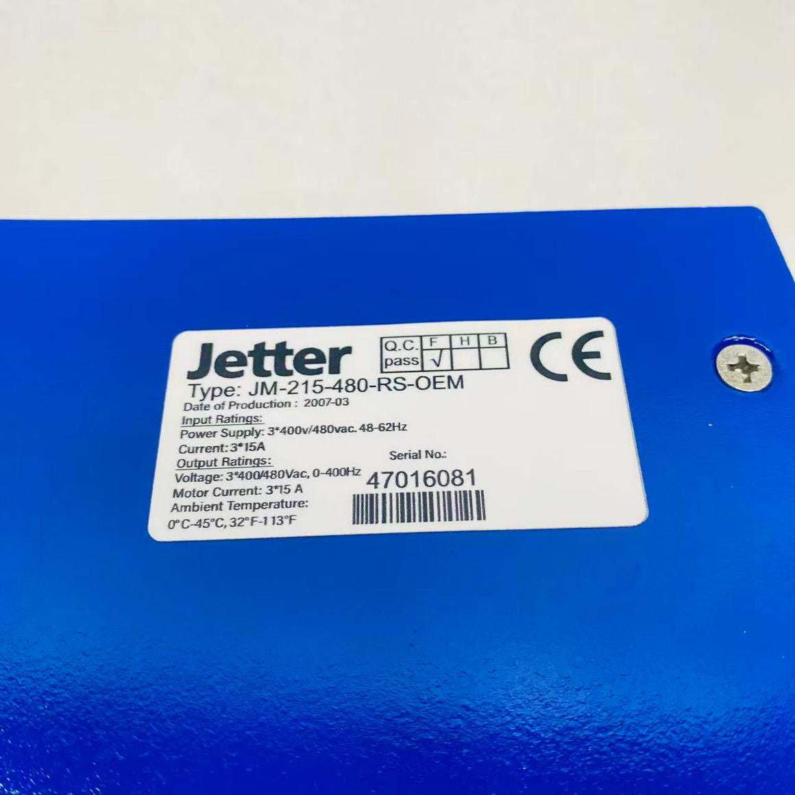 JETTER  Driver  JM-215-480-RS-OEM - Rockss Automation